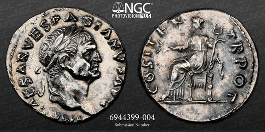 Vespasian Denarius (69-79 AD)