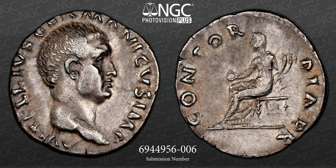 Vitellius Denarius 69 AD