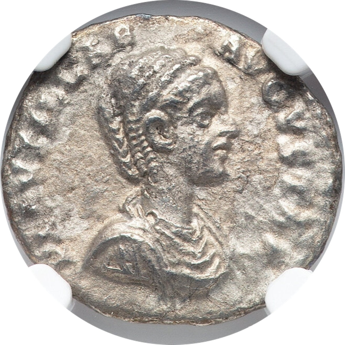 Roman Empire - Plautilla - Silver Denarius - NGC VF