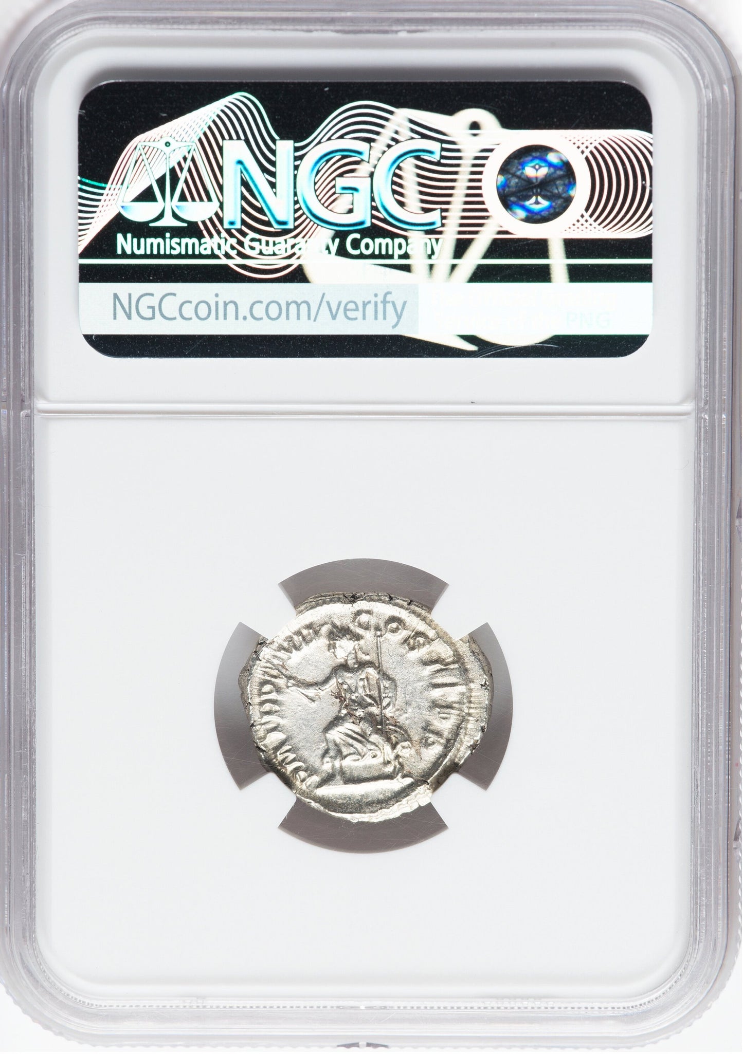 Roman Empire - Severus Alexander - Silver Denarius - NGC AU