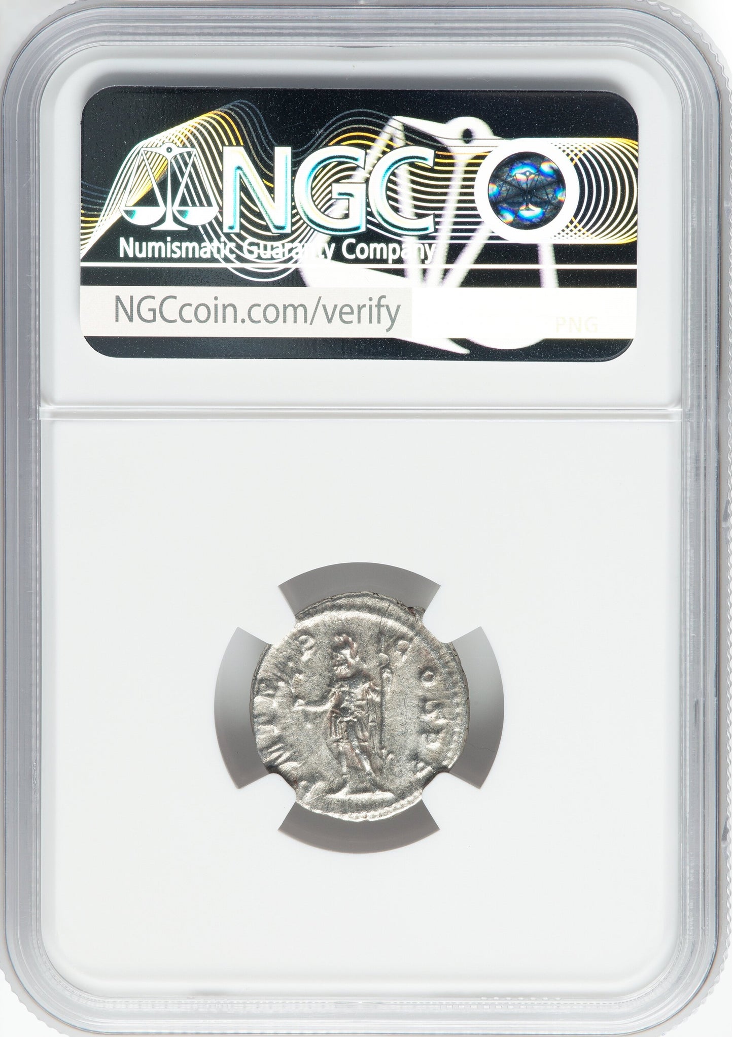 Roman Empire - Severus Alexander - Silver Denarius - NGC AU - RIC:7