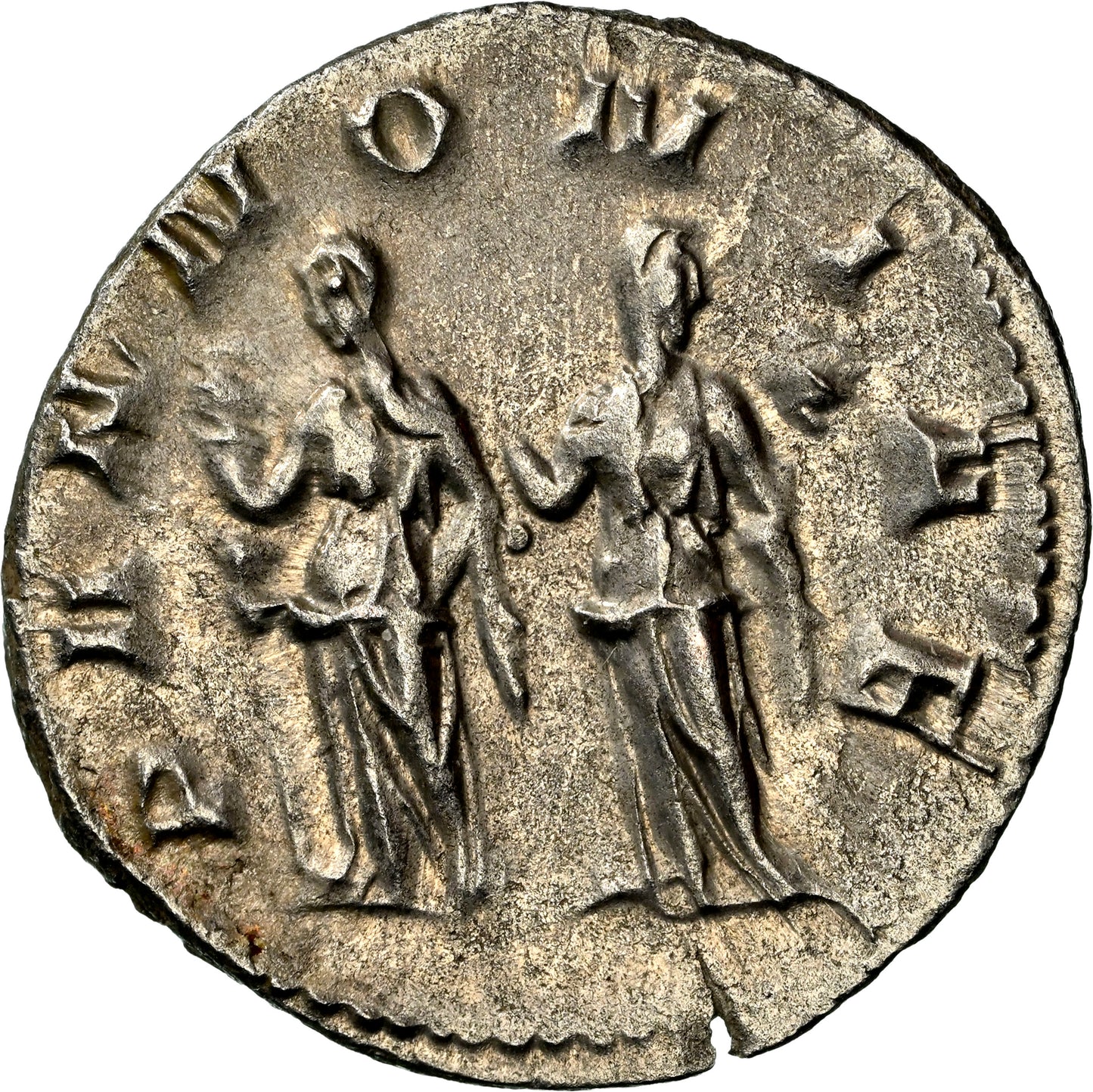 Roman Empire - Trajan Decius - Silver Double-Denarius - NGC Ch AU - RIC:21b