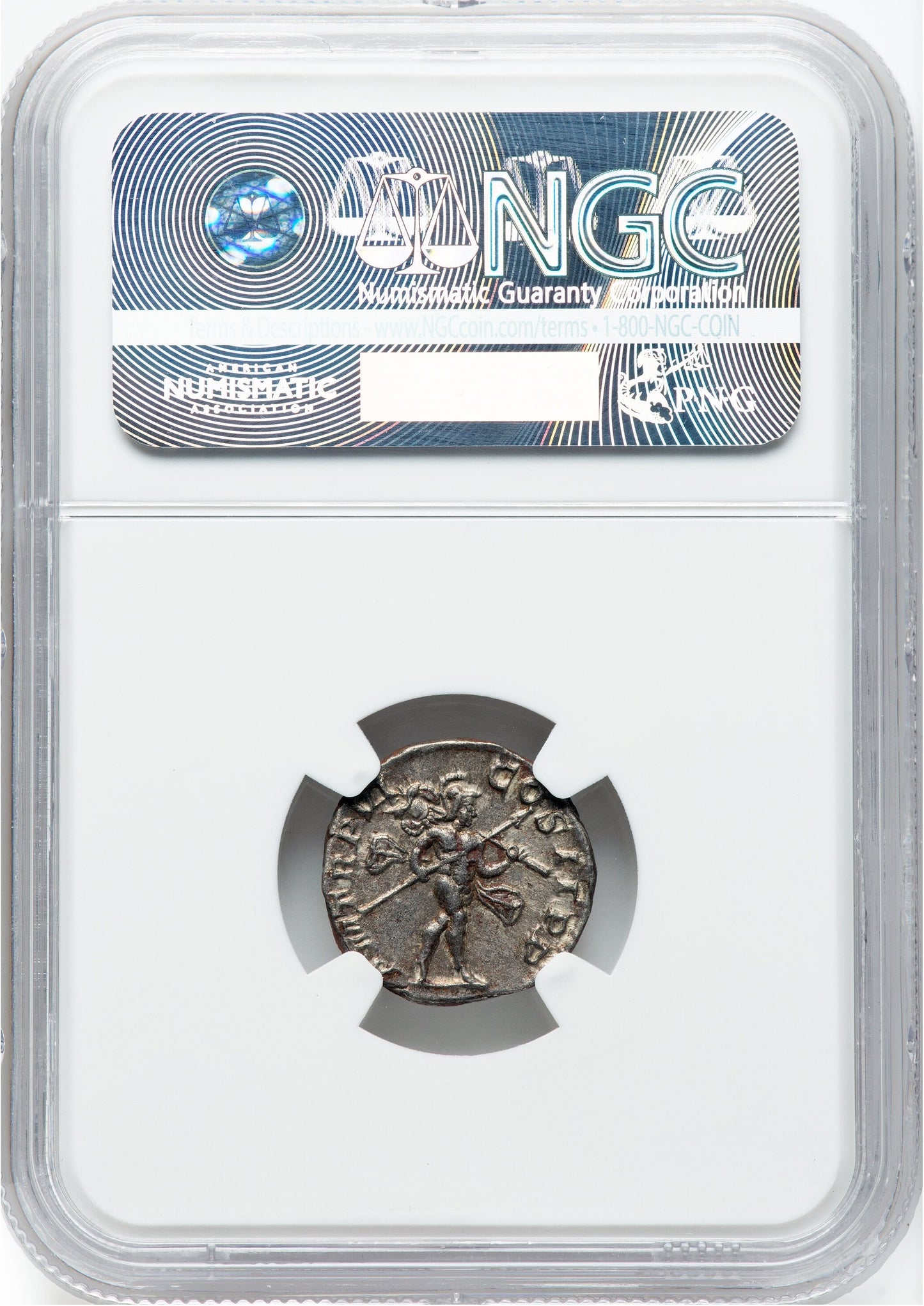 Roman Empire - Severus Alexander - Silver Denarius - NGC Ch AU - RIC:61