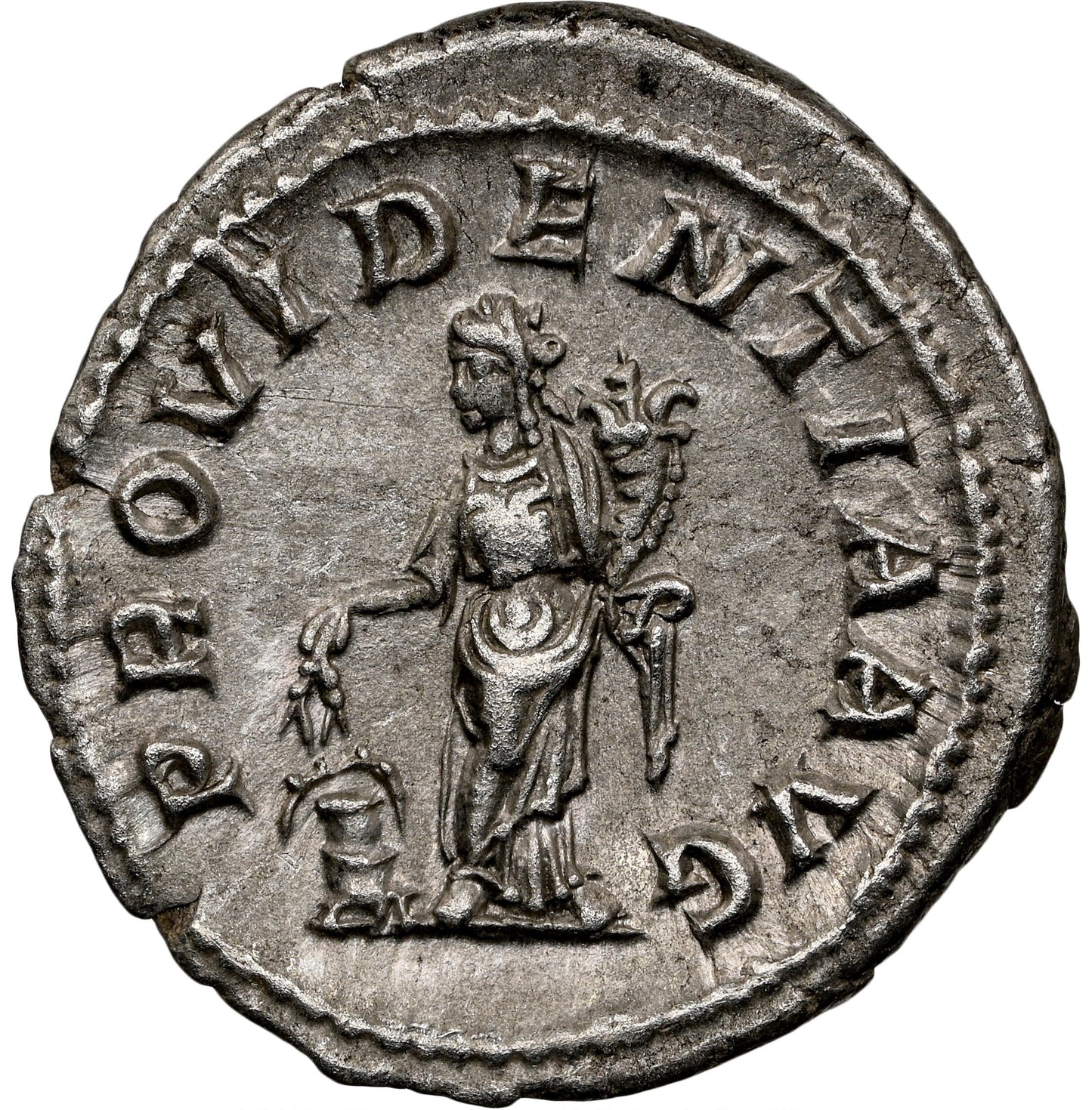 Roman Empire - Severus Alexander - Silver Denarius - NGC AU