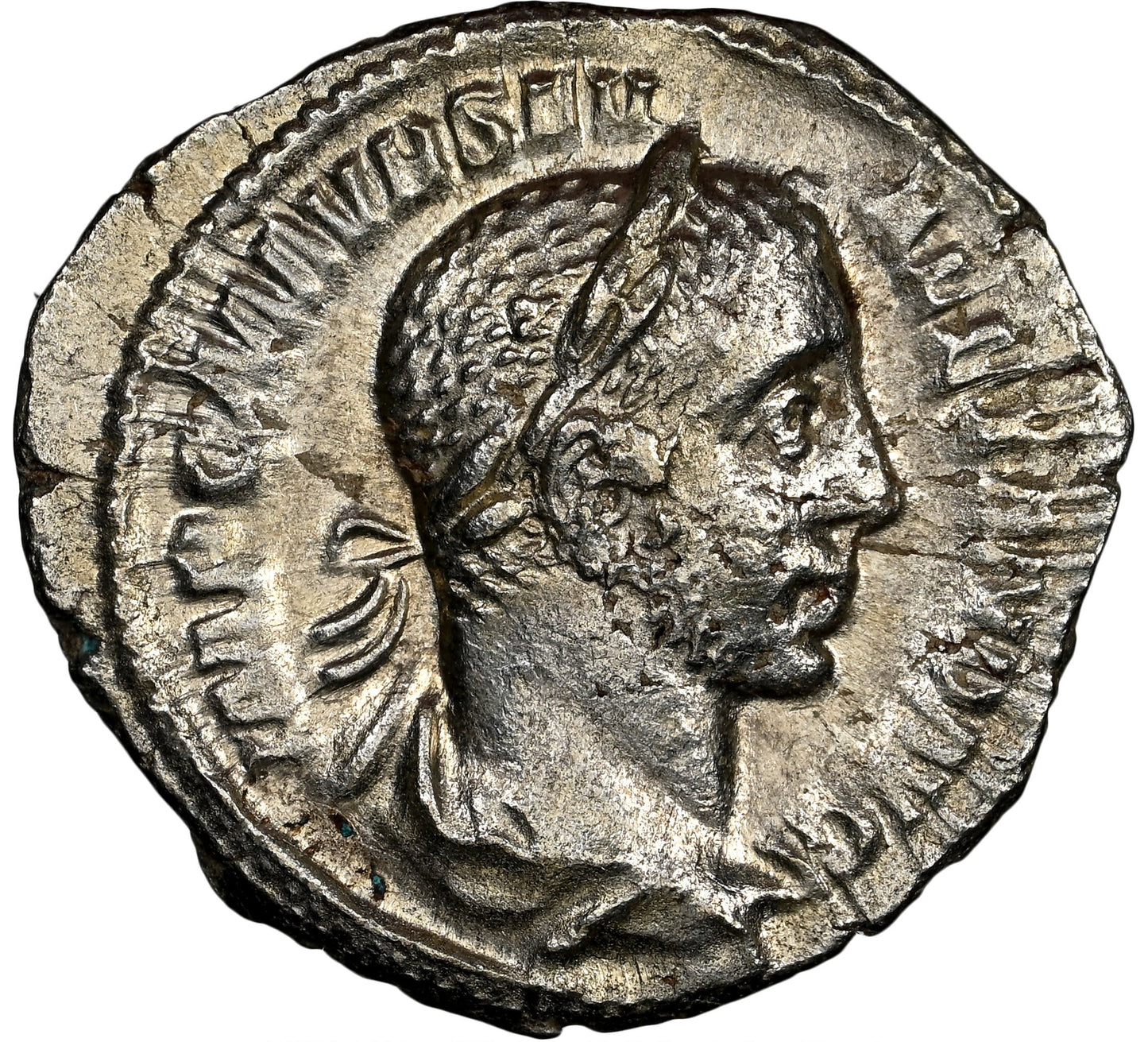 Roman Empire - Severus Alexander - Silver Denarius - NGC AU
