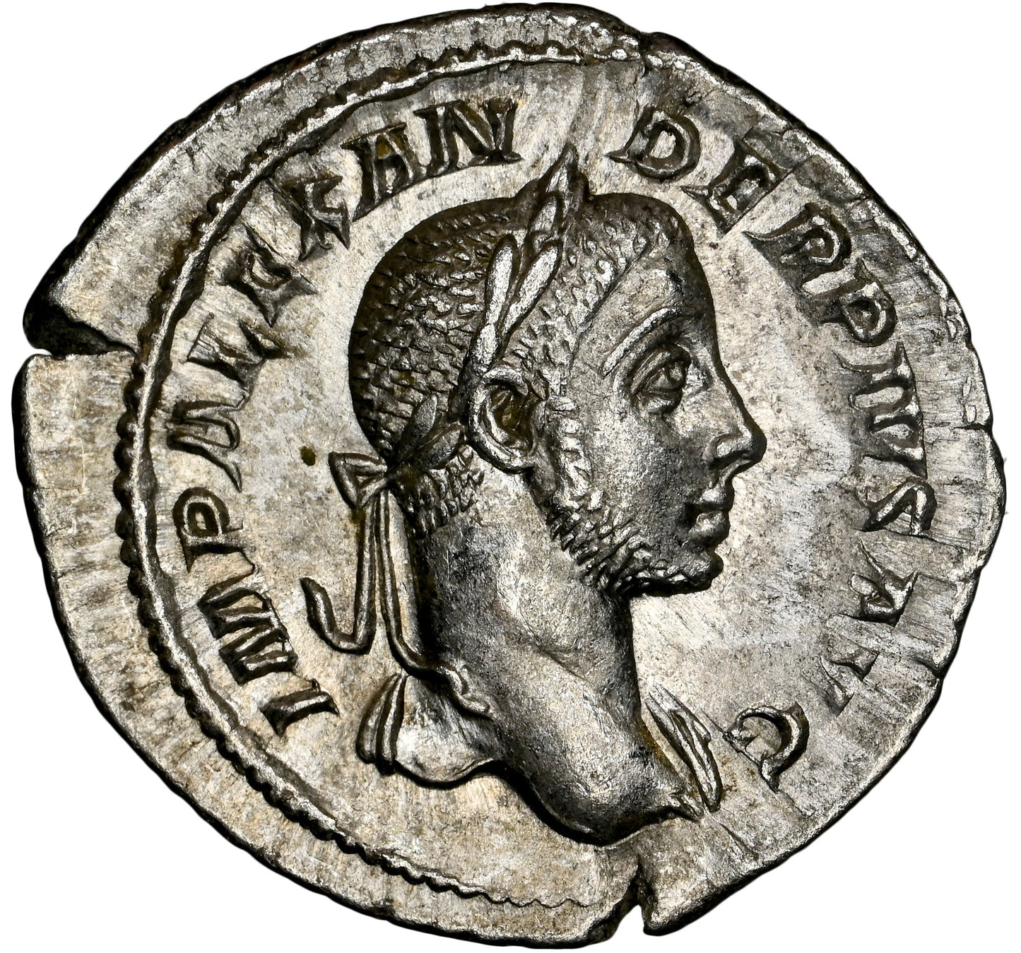 Roman Empire - Severus Alexander - Silver Denarius - NGC Ch AU - RIC:250