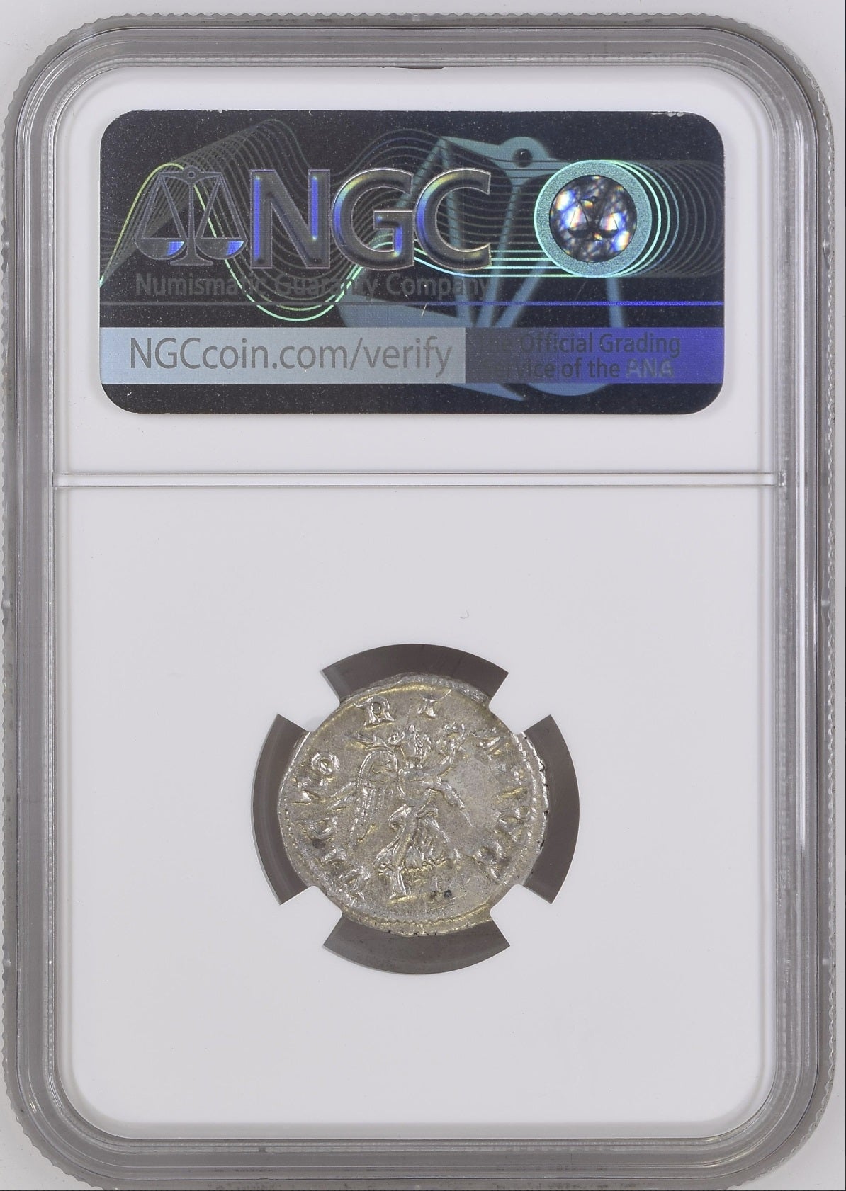 Roman Empire - Maximinus I - Silver Denarius - NGC XF - RIC:16