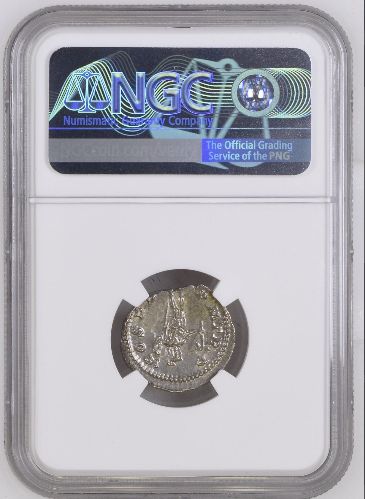 Roman Empire - Severus Alexander - Silver Denarius - NGC AU - RIC:7