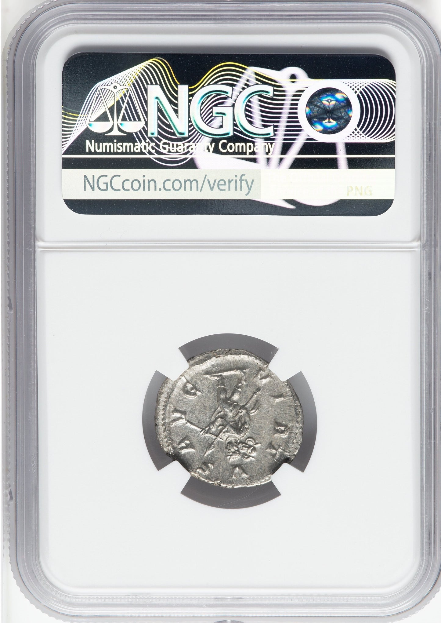 Roman Empire - Severus Alexander - Silver Denarius - NGC Ch AU - RIC:225