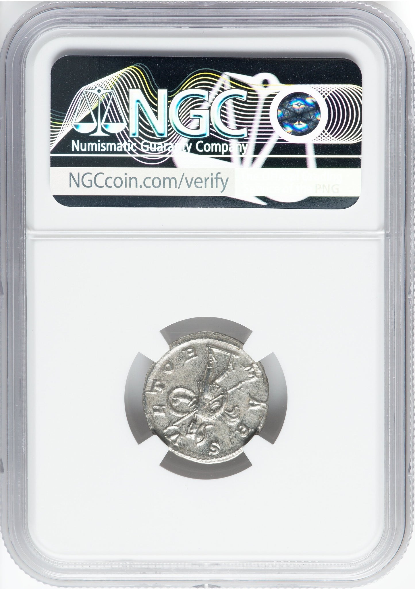 Roman Empire - Severus Alexander - Silver Denarius - NGC AU - RIC:246d