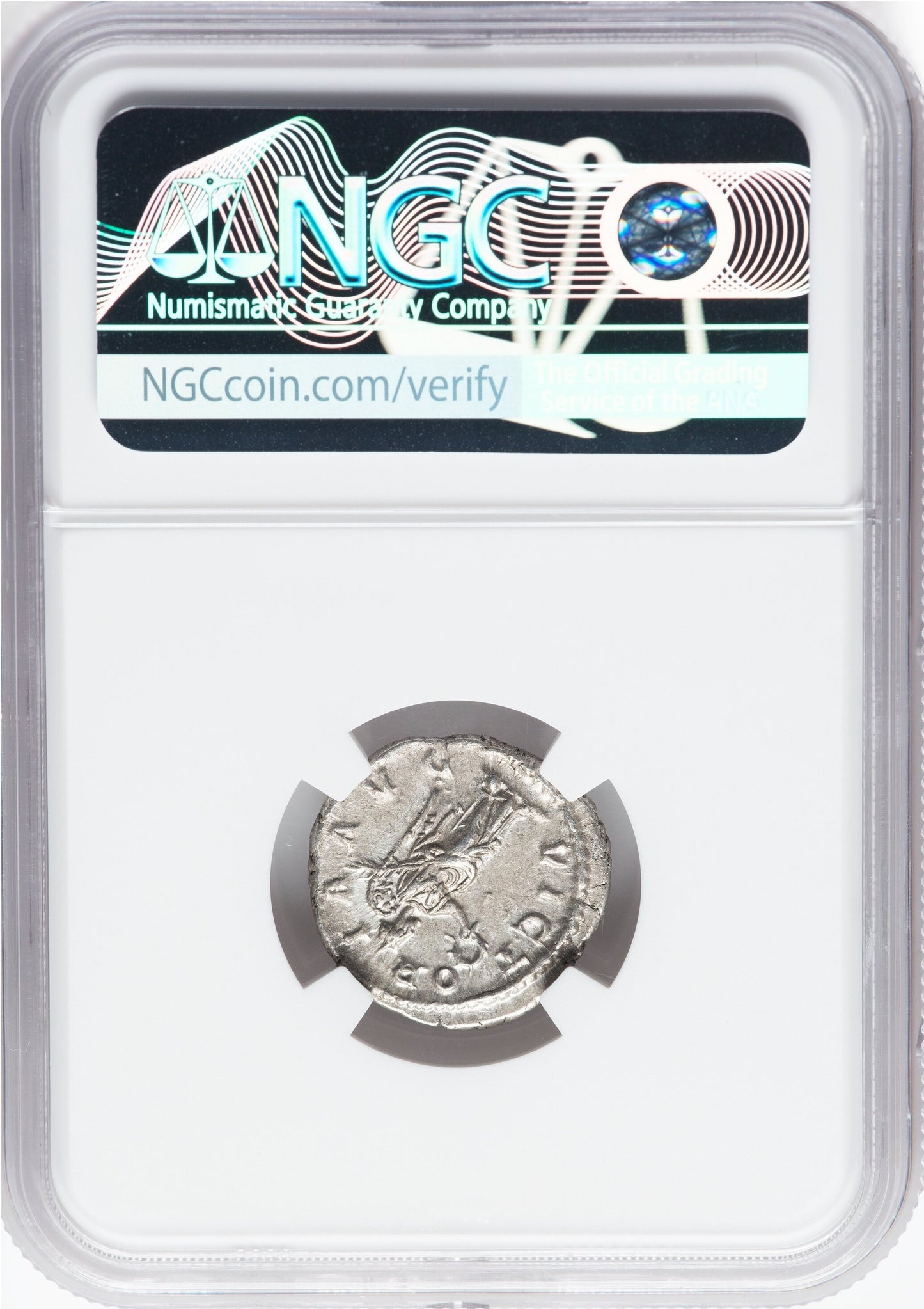 Roman Empire - Severus Alexander - Silver Denarius - NGC Ch AU