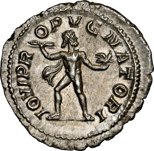 Roman Empire - Severus Alexander - Silver Denarius - NGC Ch AU