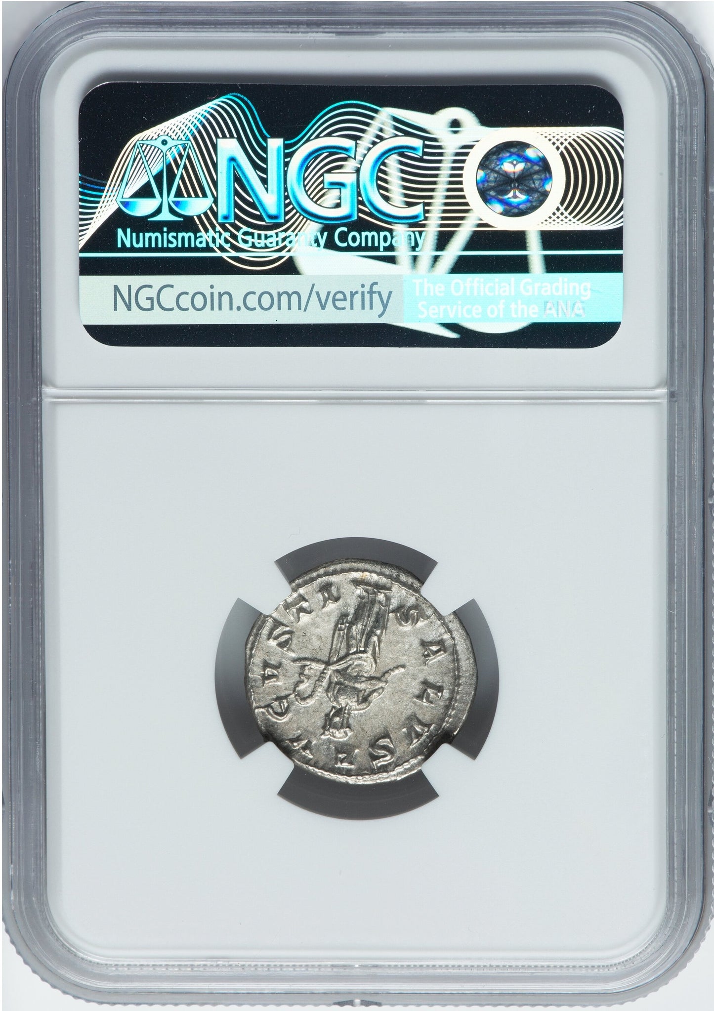 Roman Empire - Gordian III - Silver Denarius - NGC AU