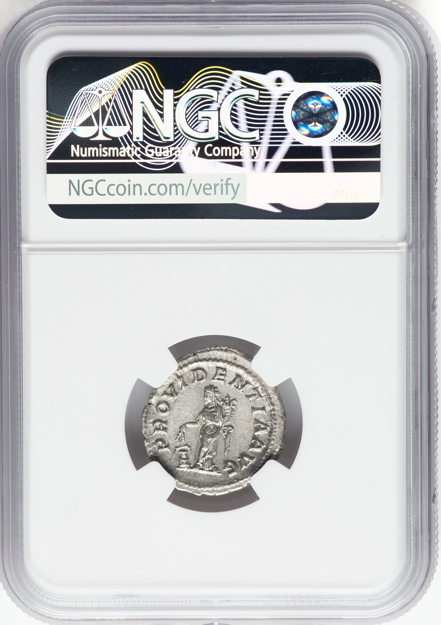 Roman Empire - Severus Alexander - Silver Denarius - NGC AU