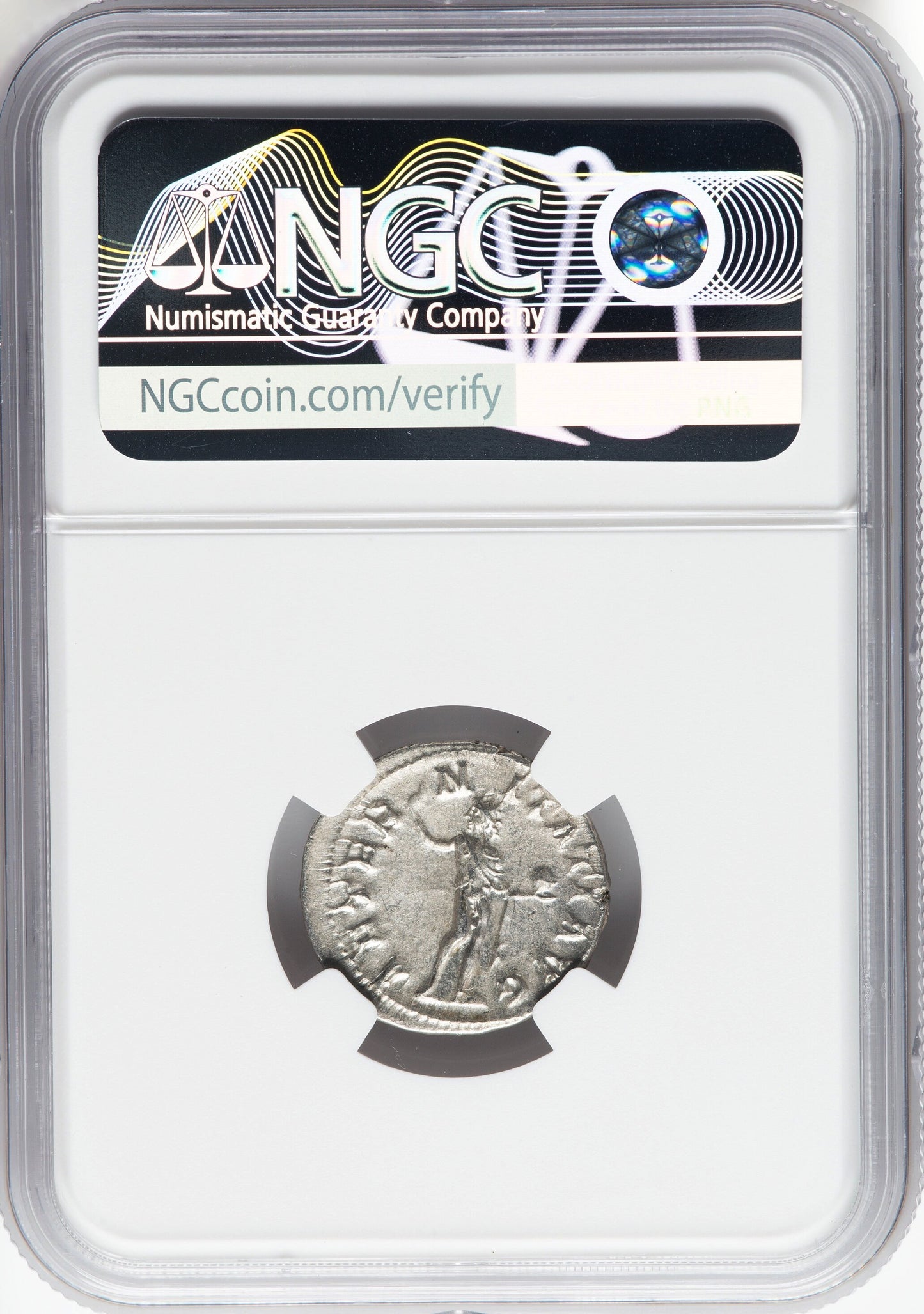 Roman Empire - Gordian III - Silver Denarius - NGC Ch AU