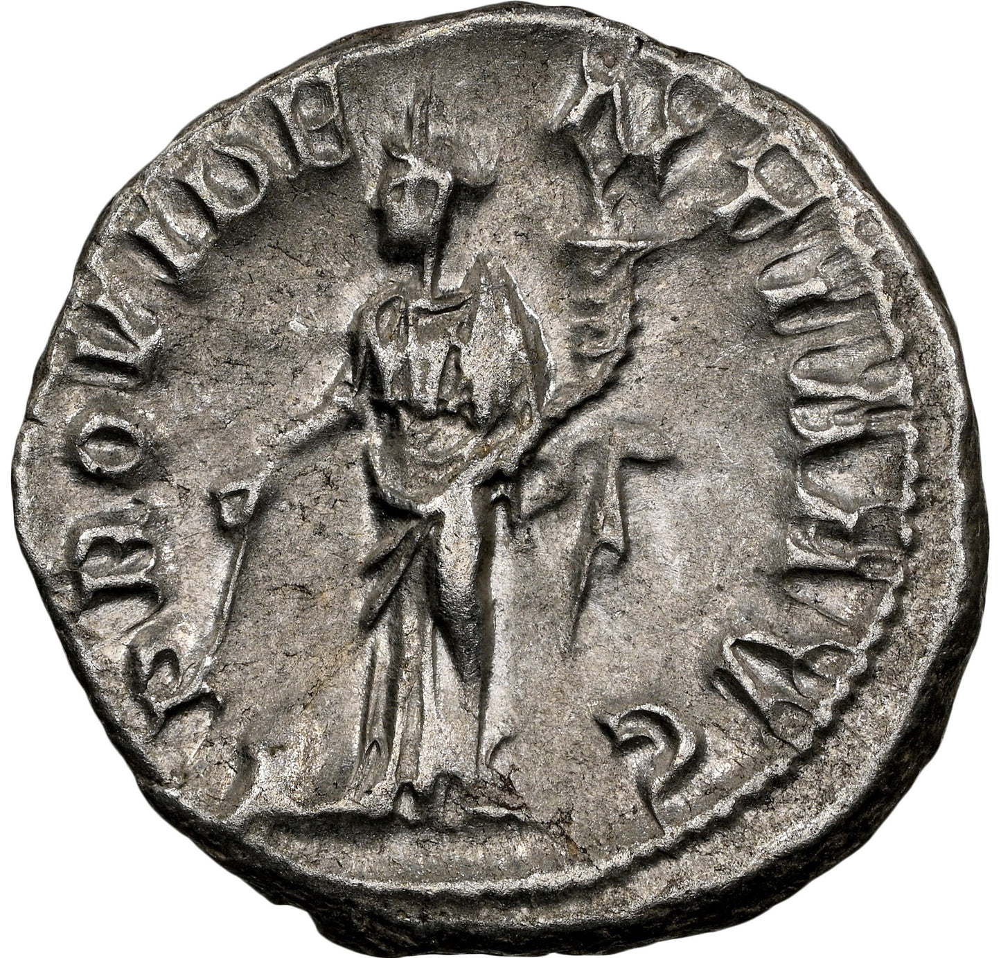 Roman Empire - Maximinus I - Silver Denarius - NGC AU