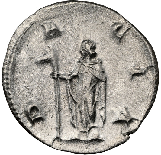 Roman Empire - Trajan Decius - Silver Double-Denarius - NGC Ch AU - RIC:12b