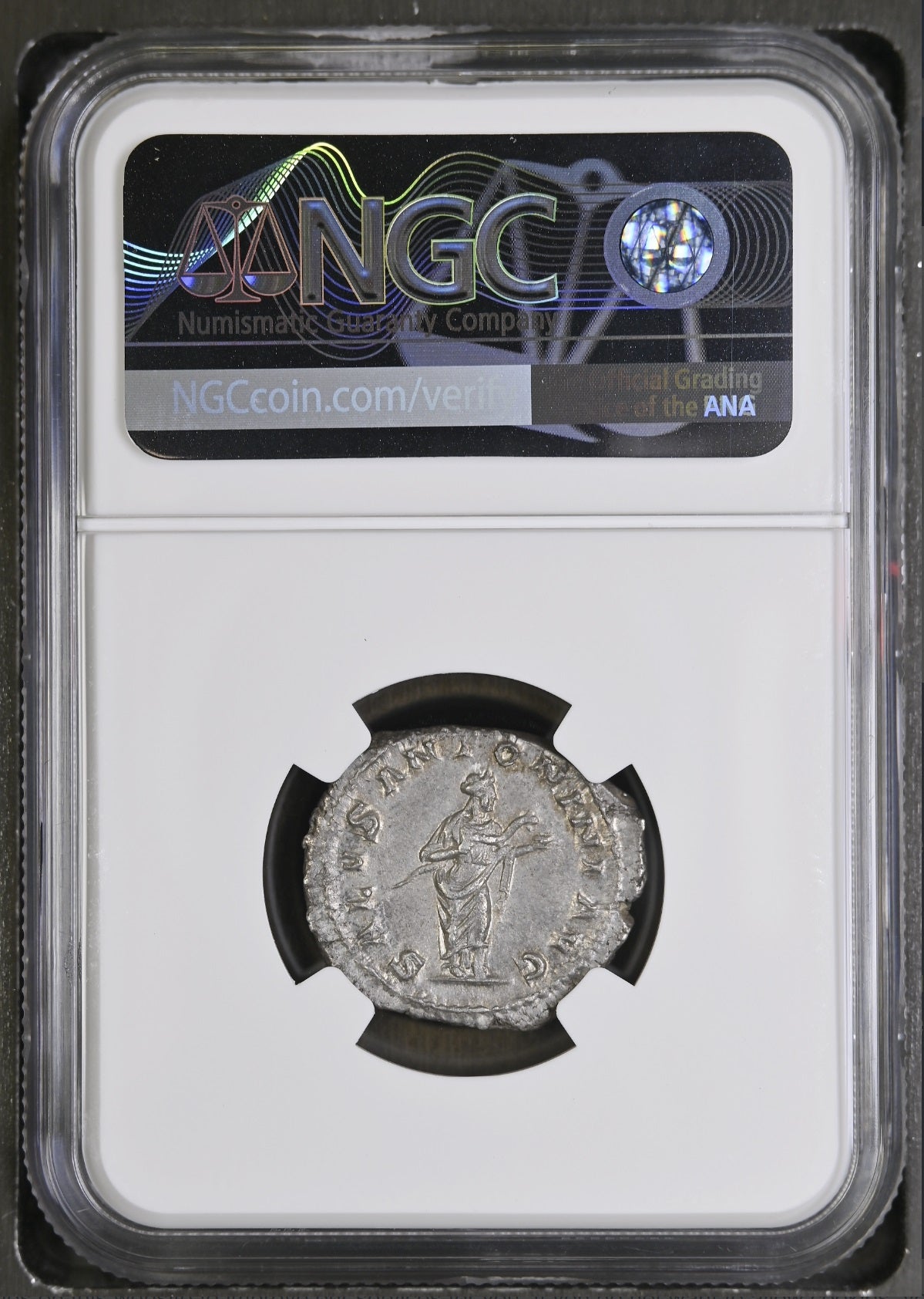 Roman Empire - Elagabalus - Silver Double-Denarius - NGC Ch AU - RIC:138