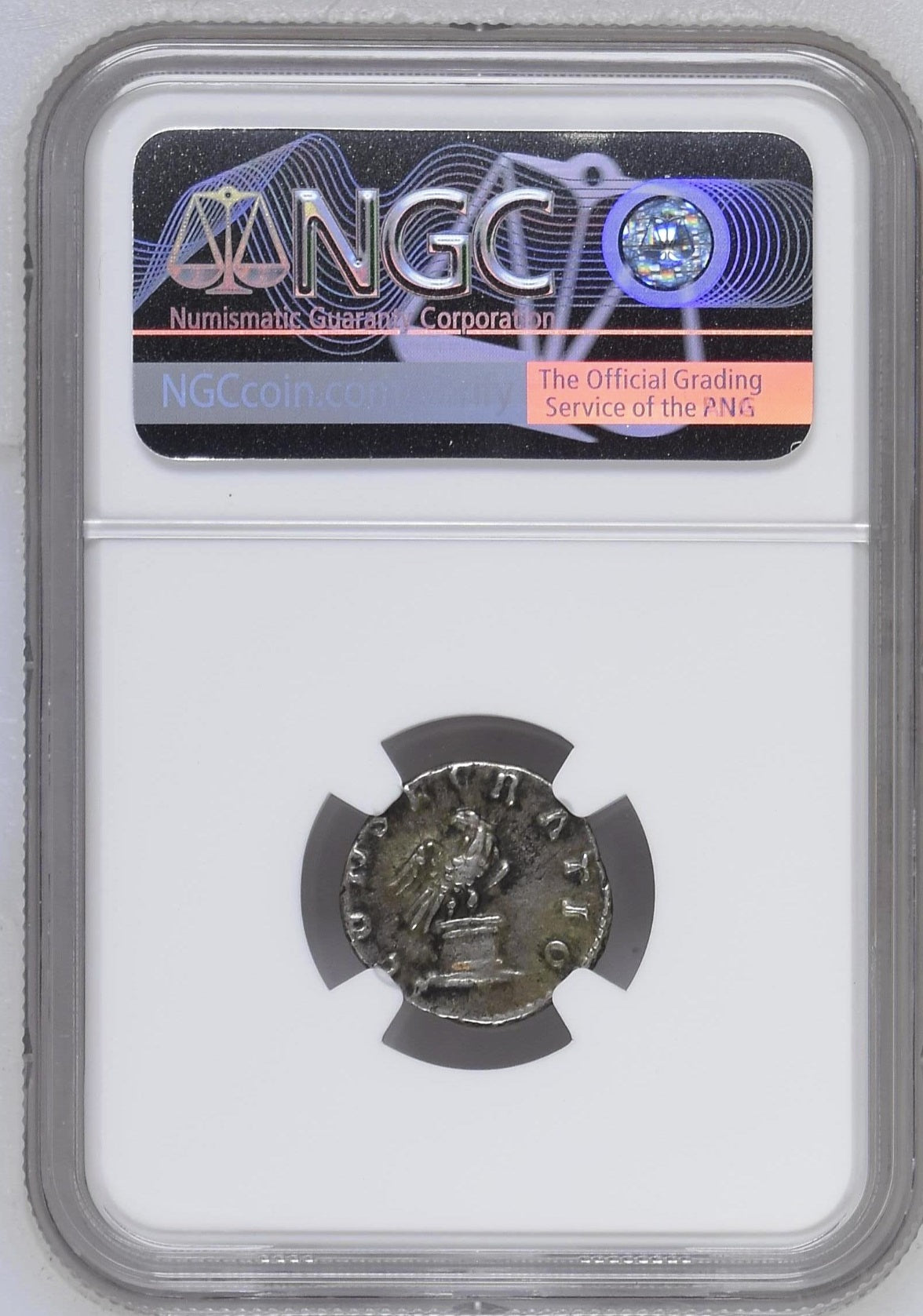 Roman Empire - Antoninus Pius - Silver Denarius - NGC Ch VF - RIC:431