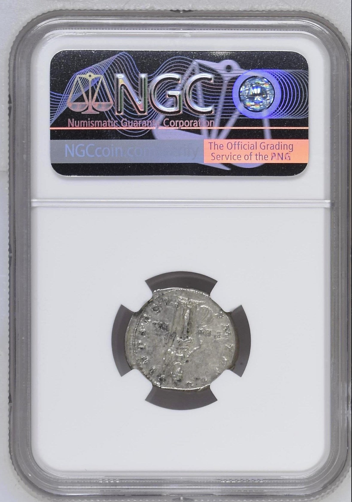 Roman Empire - Trajan - Silver Denarius - NGC Ch XF - RIC:365