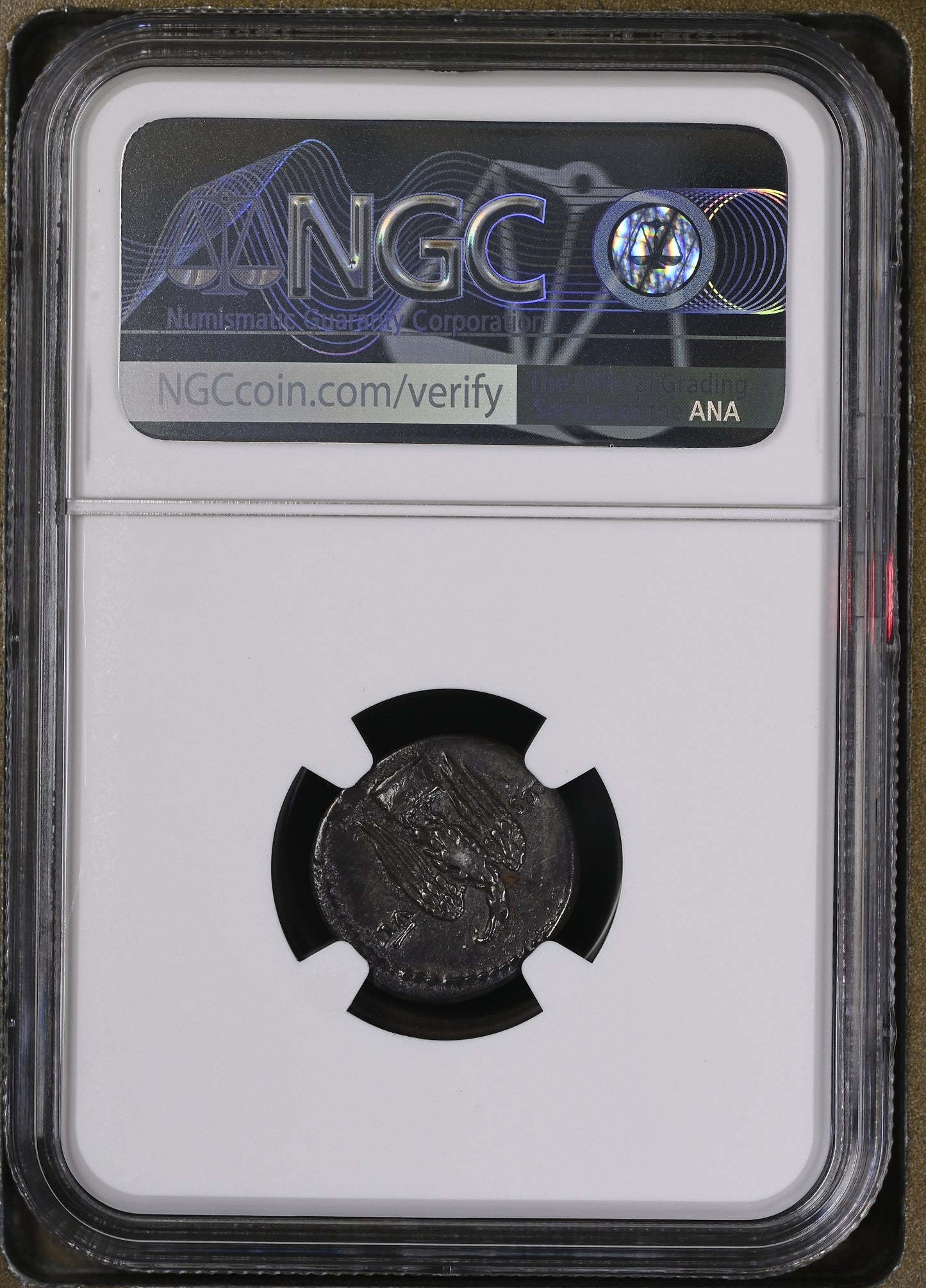 Roman Empire - Vespasian - Silver Denarius - NGC Ch VF - RIC:845