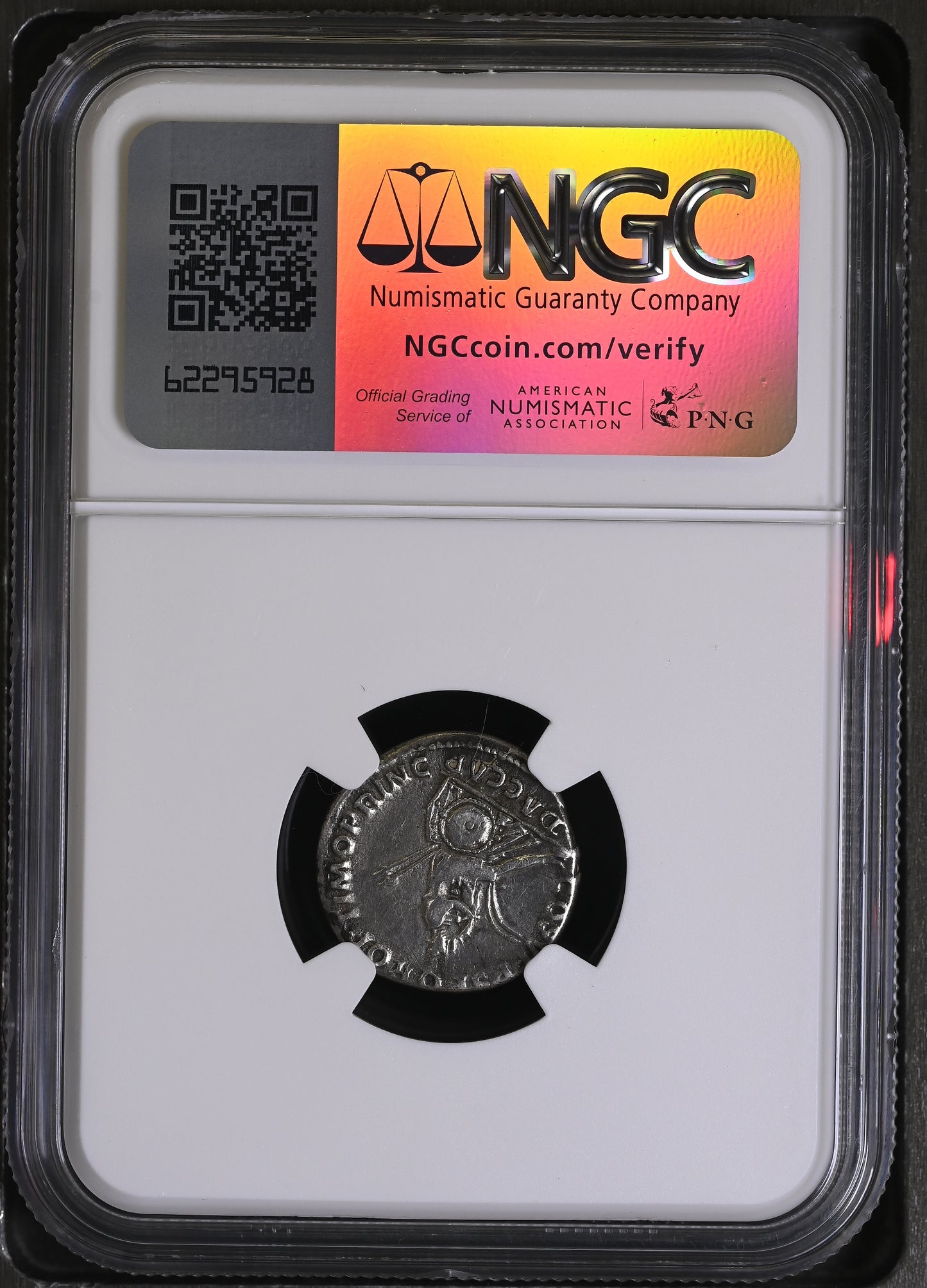 Roman Empire - Trajan - Silver Denarius - NGC Ch F - Sear:3136