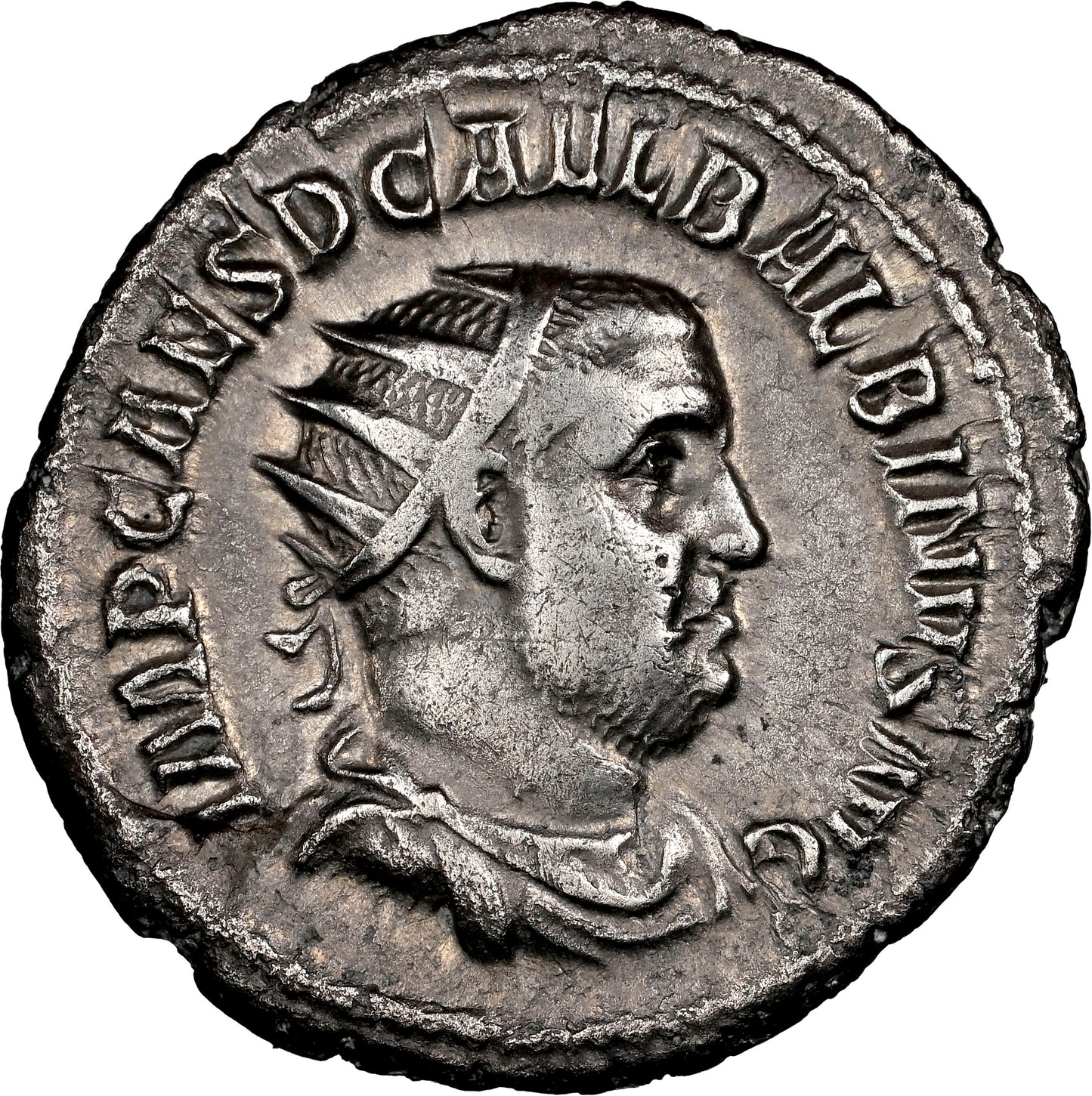 Roman Empire - Balbinus - Silver Double-Denarius - NGC Ch VF - RIC:125c