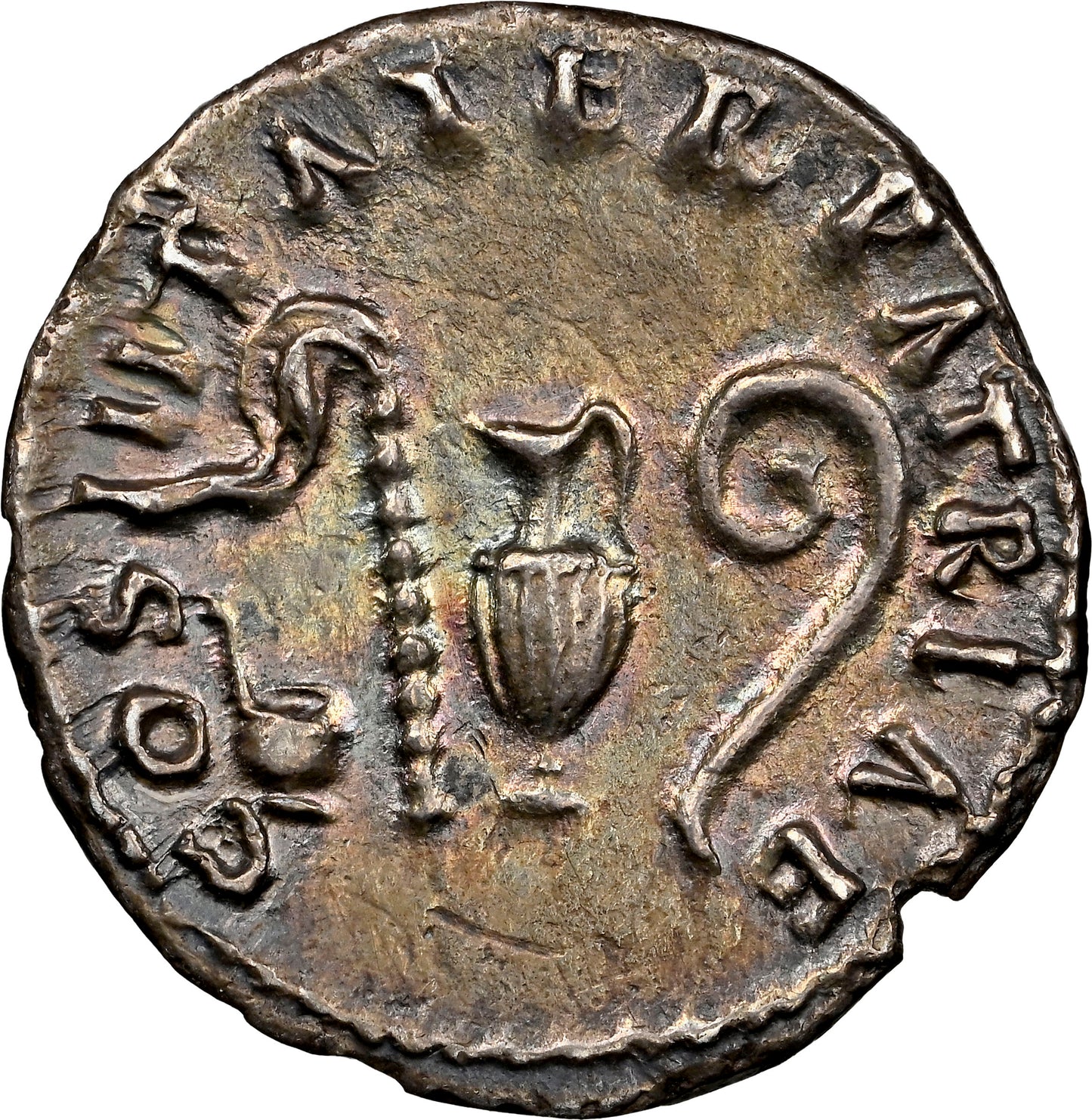 Roman Empire - Nerva - Silver Denarius - NGC XF - RIC:34