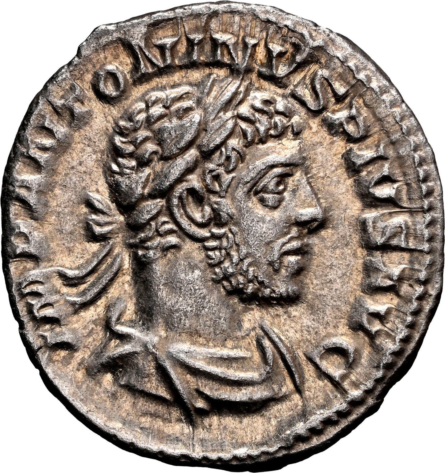 Roman Empire - Elagabalus - Silver Denarius - NGC MS - RIC:88