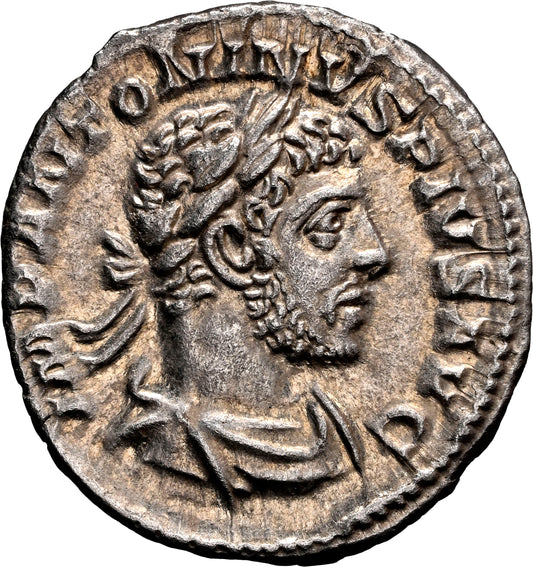 Roman Empire - Elagabalus - Silver Denarius - NGC MS - RIC:88