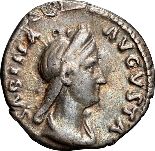 Roman Empire - Sabina - Perhaps Plated Denarius - NGC VF - RIC:395a