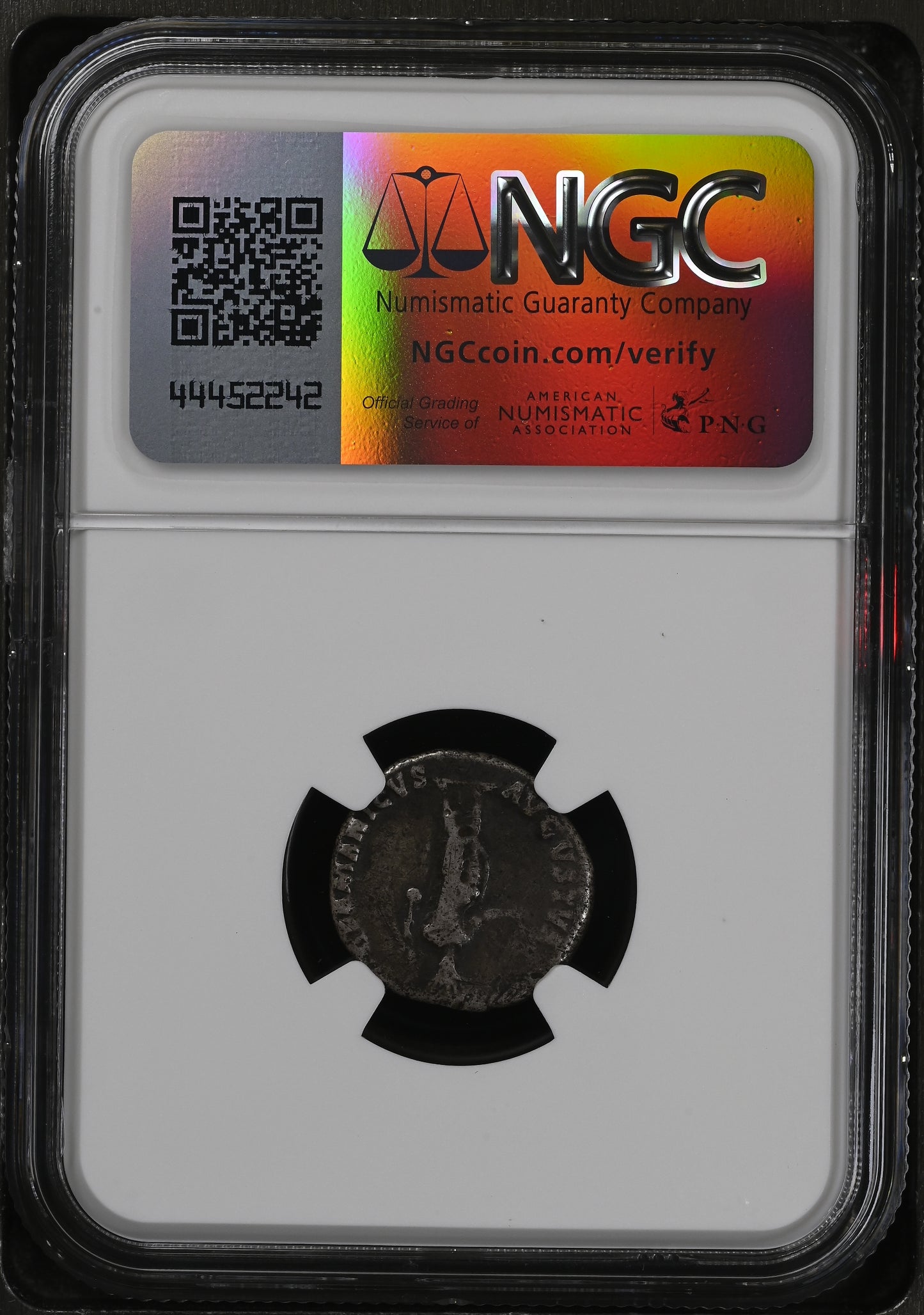 Roman Empire - Nero - Silver Denarius - NGC VG - RIC:42