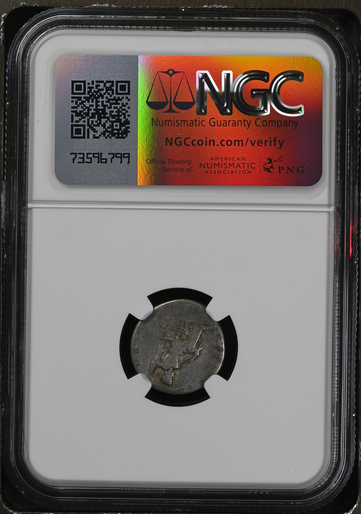 Roman Empire - Nero - Silver Denarius - NGC VG - RIC:45