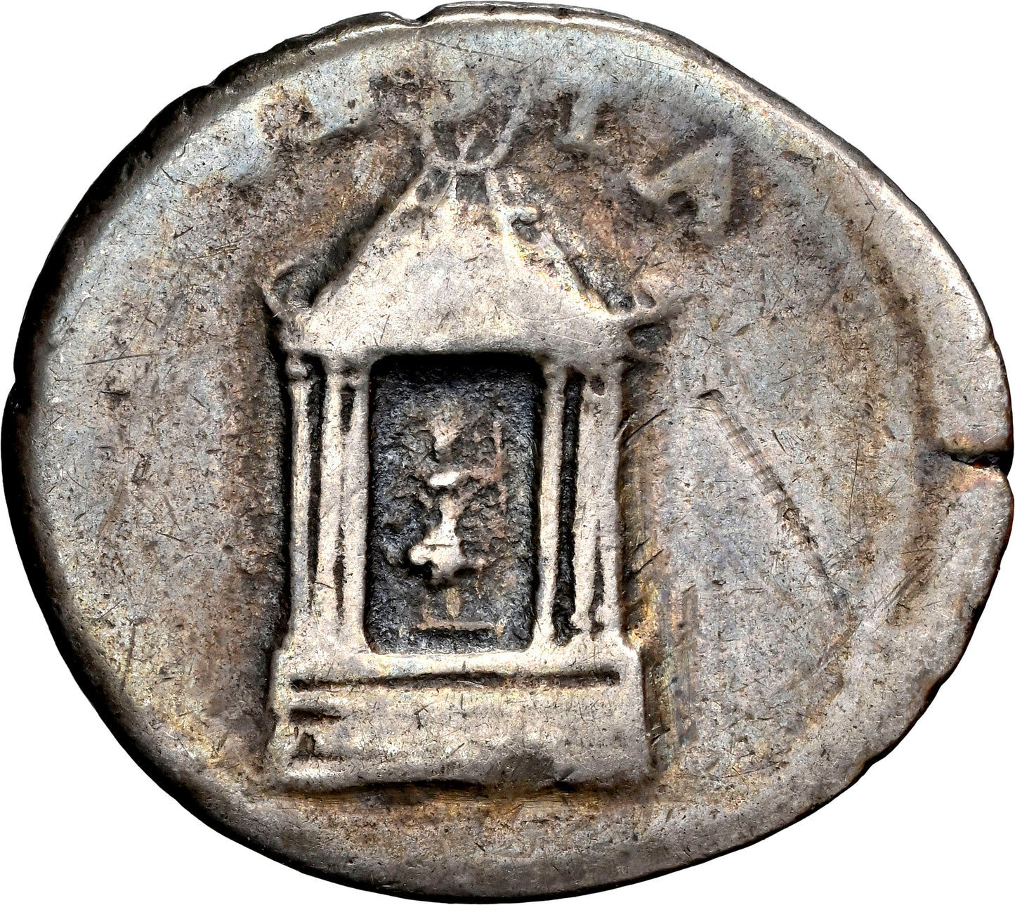 Roman Empire - Nero - Silver Denarius - NGC G - RIC:58