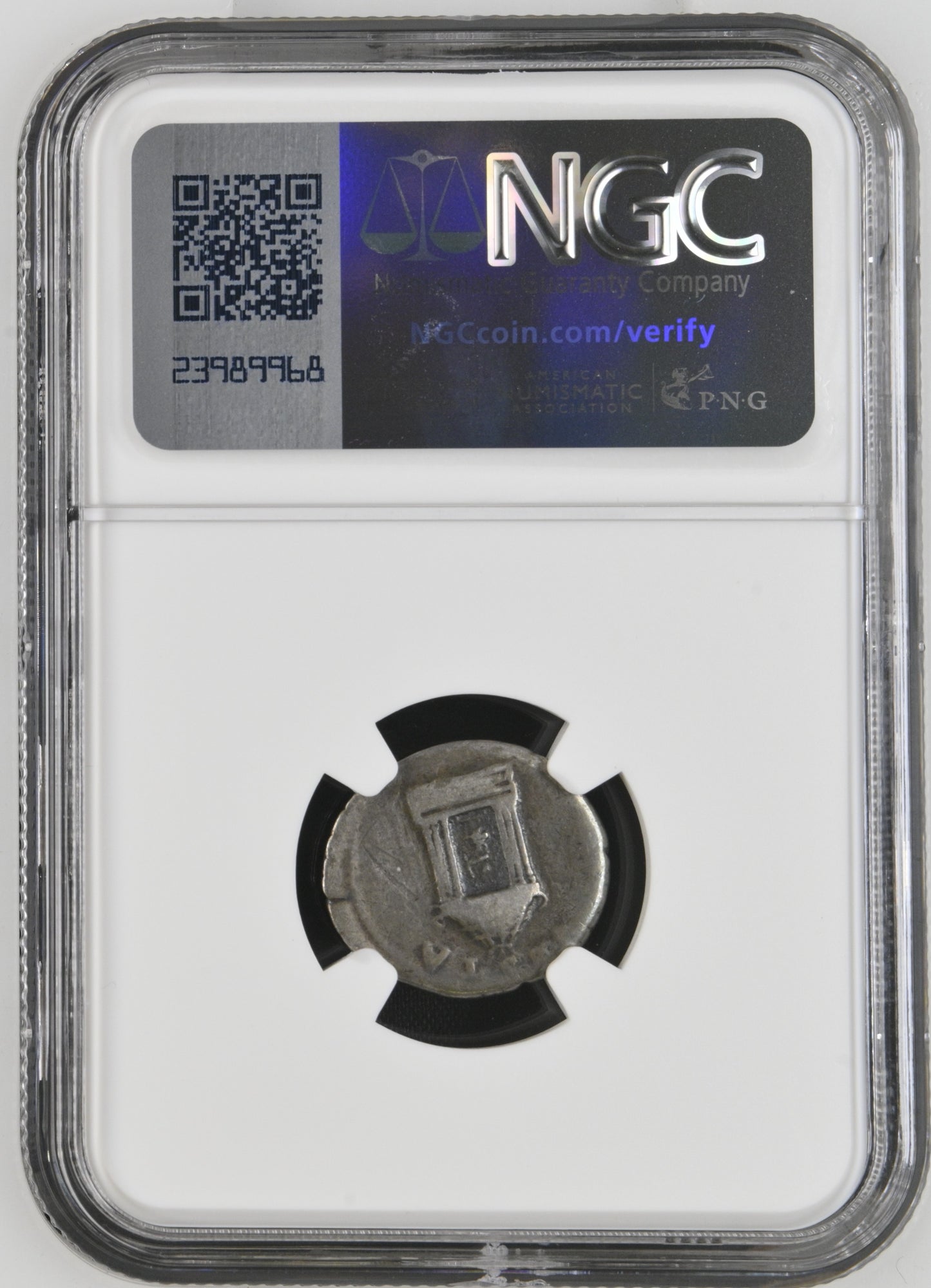 Roman Empire - Nero - Silver Denarius - NGC G - RIC:58