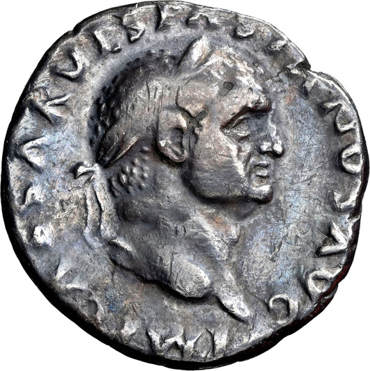 Roman Empire - Vespasian - Silver Denarius - NGC VF - RIC:10
