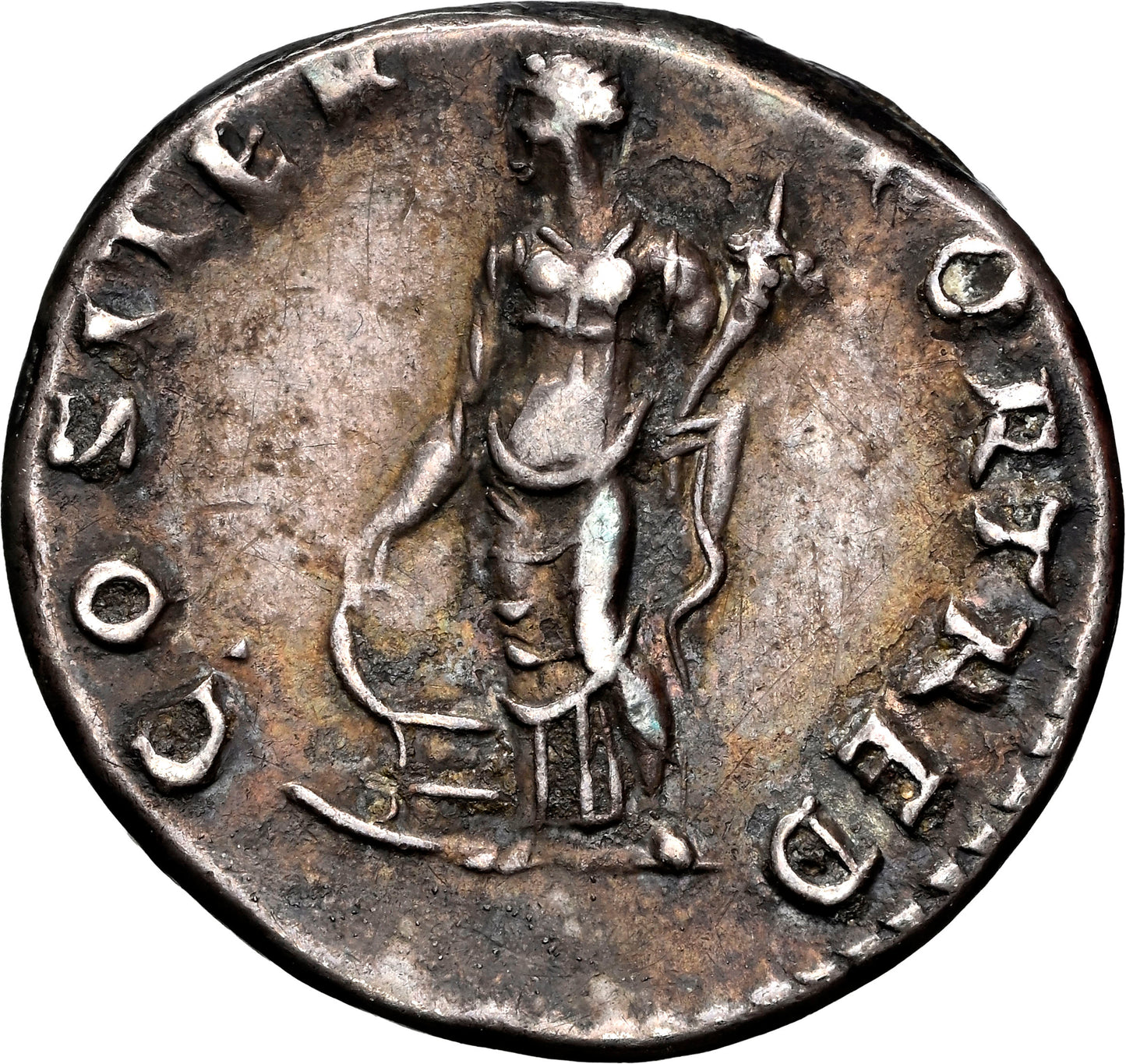 Roman Empire - Vespasian - Silver Denarius - NGC VF - RIC:4