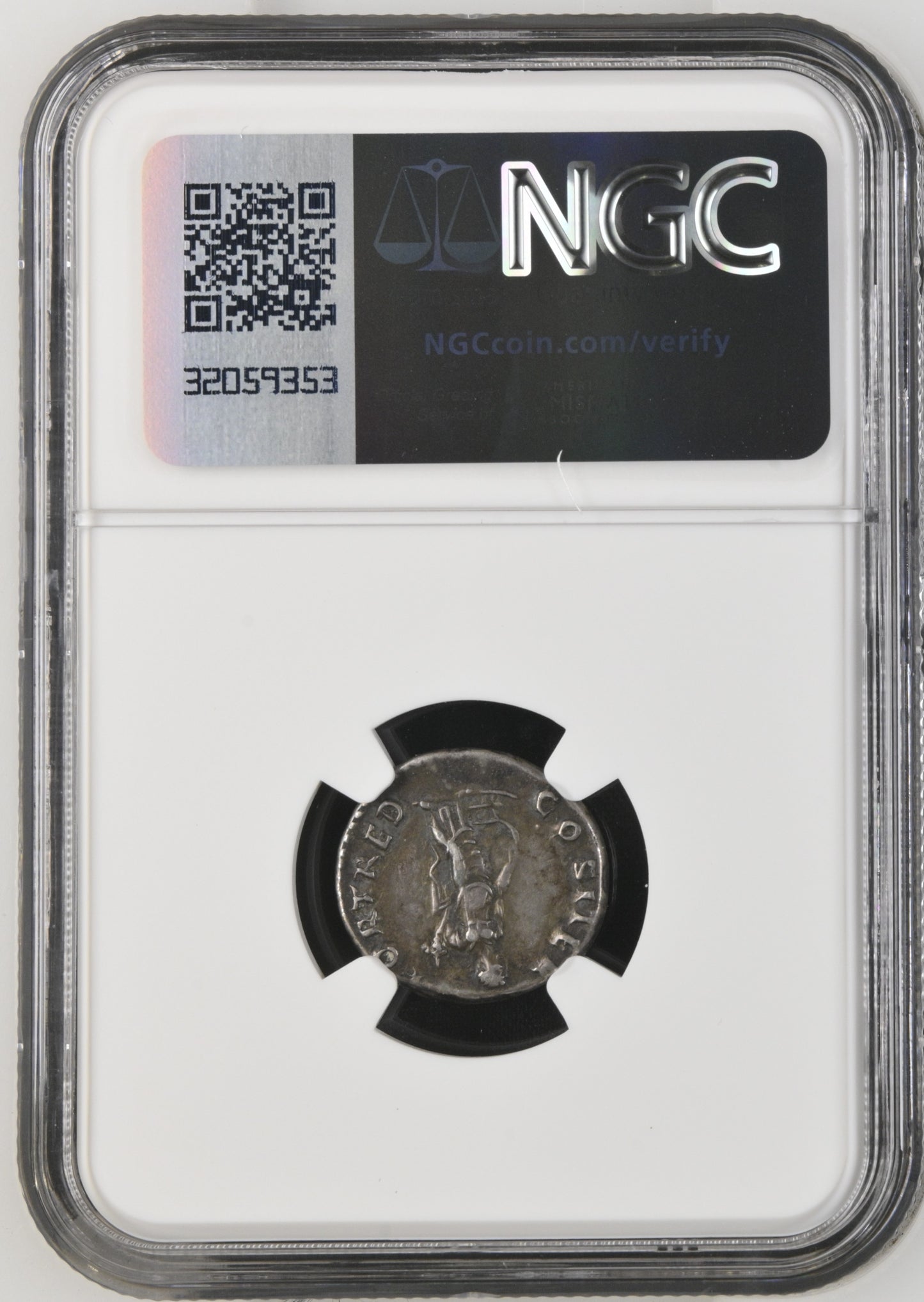 Roman Empire - Vespasian - Silver Denarius - NGC VF - RIC:4