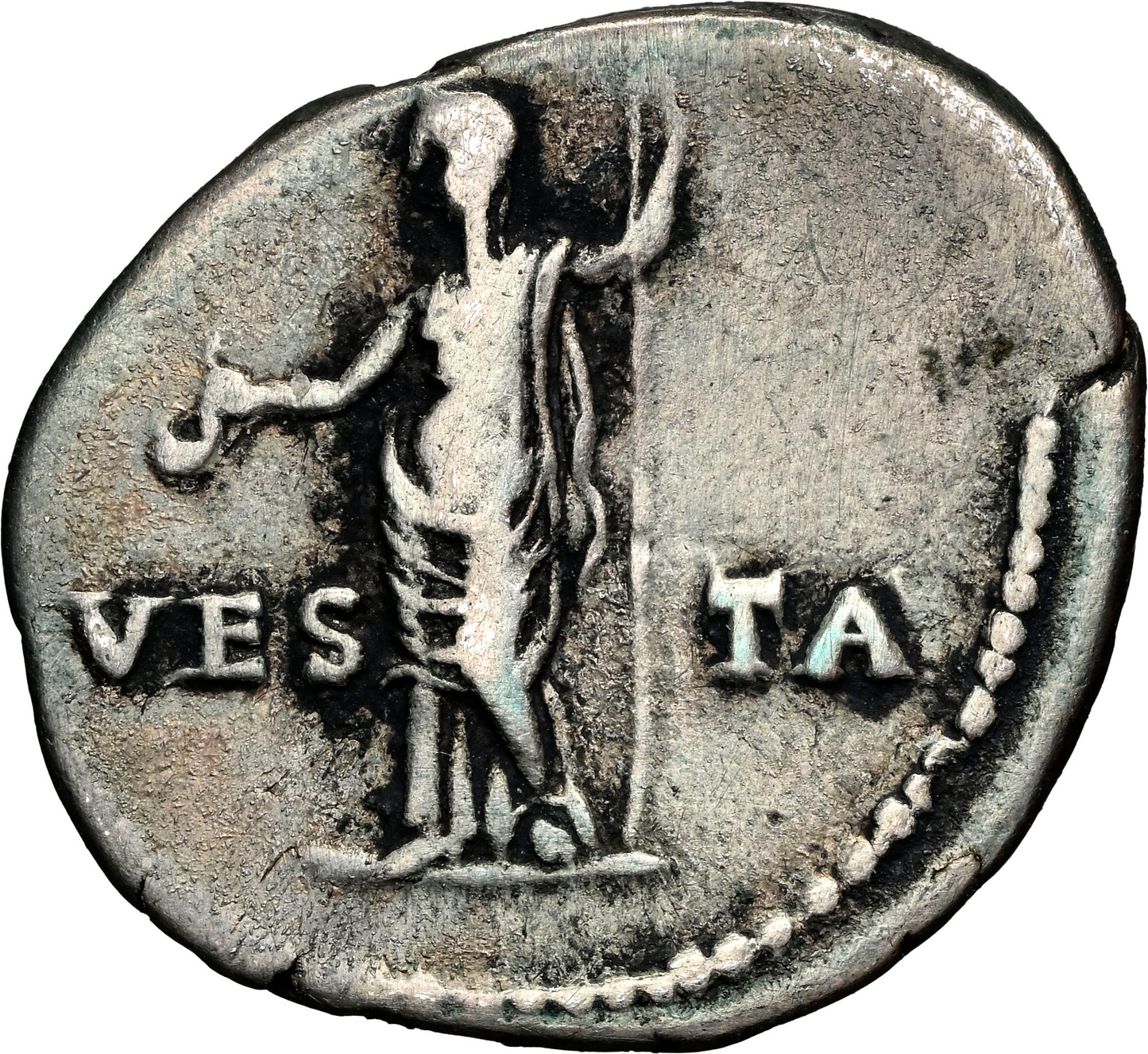 Roman Empire - Vespasian - Silver Denarius - NGC VF - RIC:50