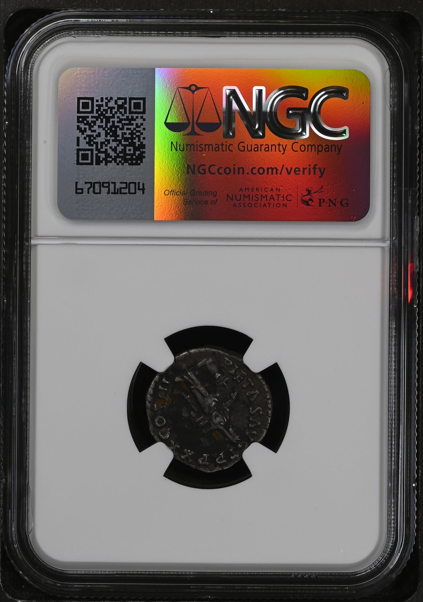 Roman Empire - Marcus Aurelius - Silver Denarius - NGC Ch VF - RIC:148