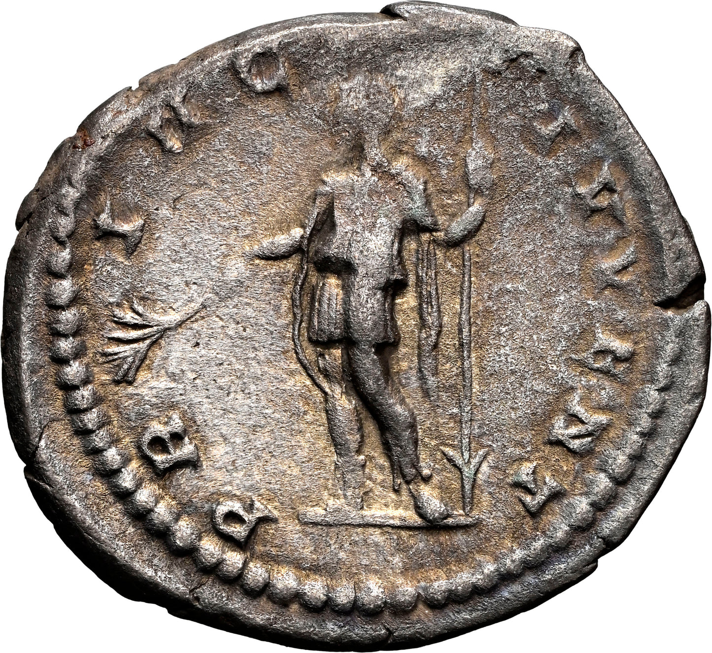 Roman Empire - Geta - Silver Denarius - NGC VF - RIC:15a
