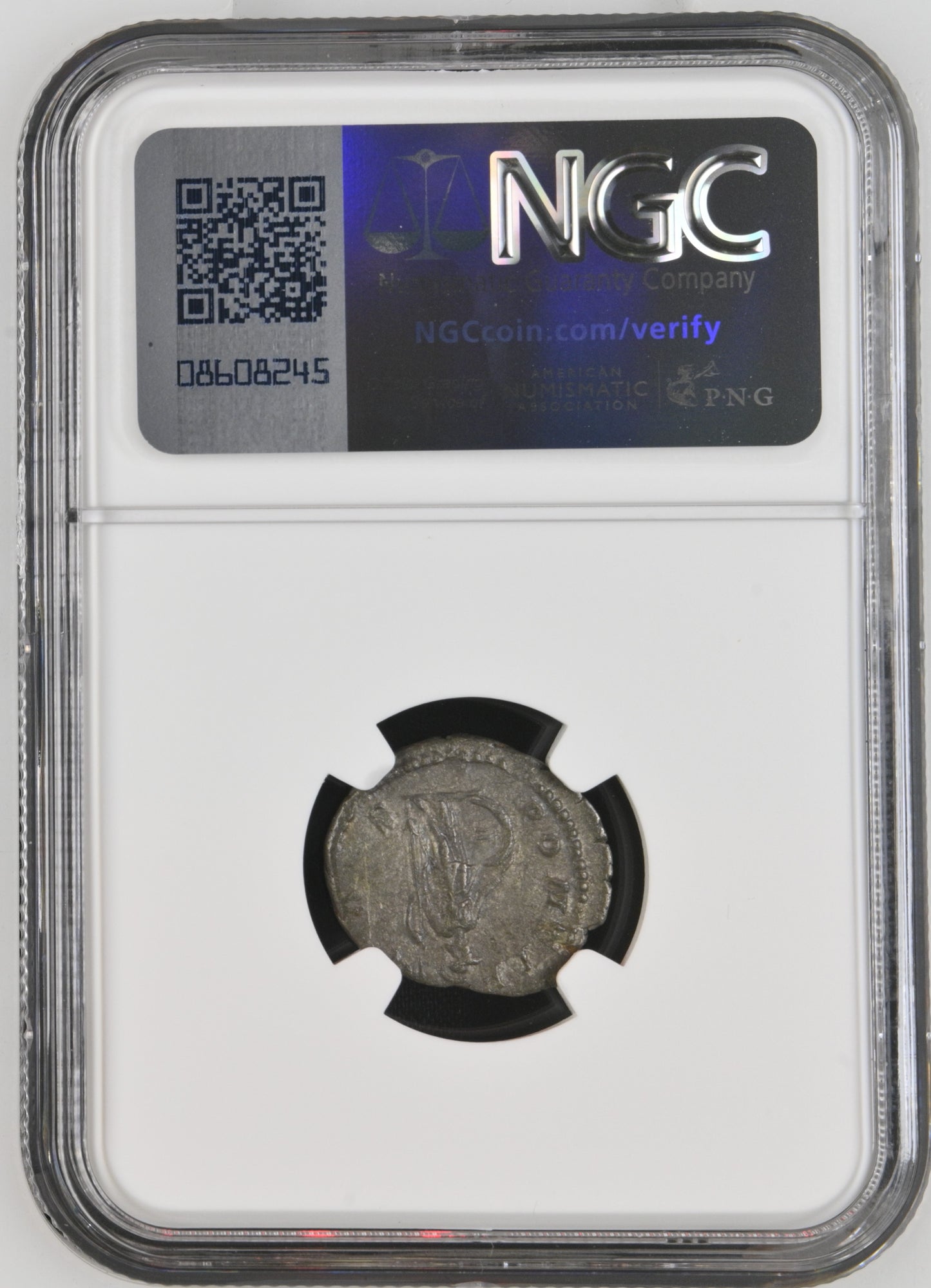 Roman Empire - Geta - Silver Denarius - NGC Ch XF - RIC:34b