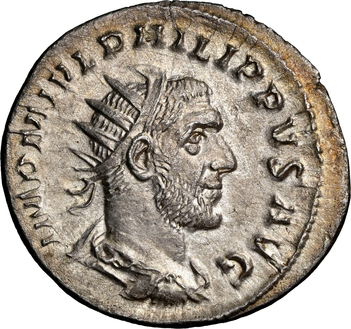 Roman Empire - Philip I - Silver Double-Denarius - NGC MS - RIC:28c