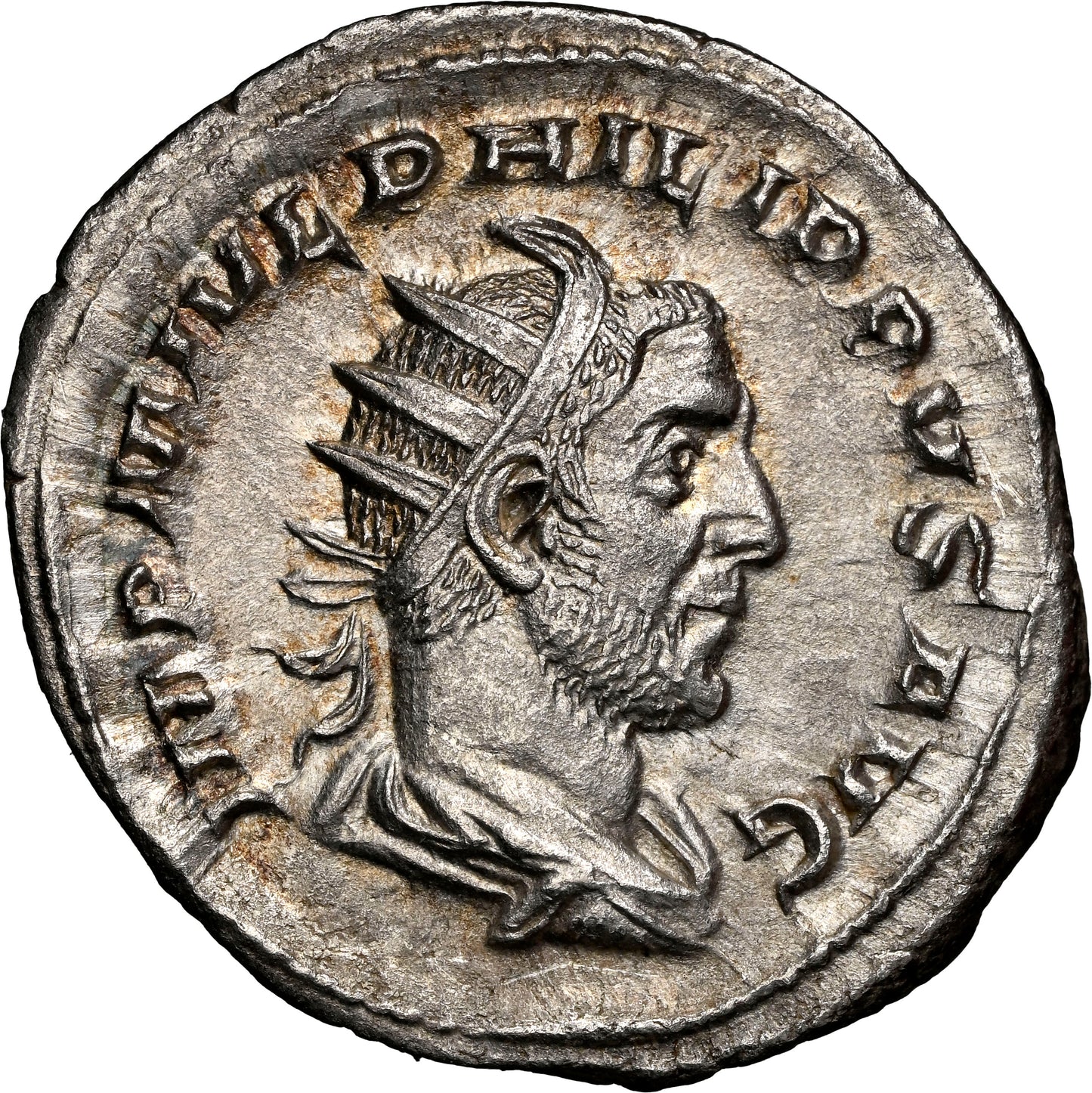 Roman Empire - Philip I - Silver Double-Denarius - NGC MS - RIC:44