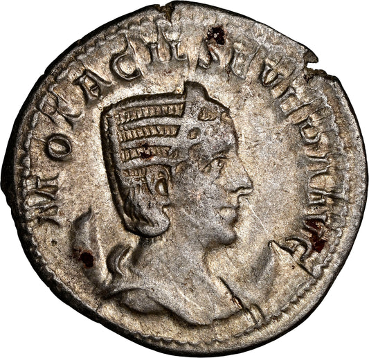 Roman Empire - Otacilia Severa - Silver Double-Denarius - NGC Ch XF - RIC:127