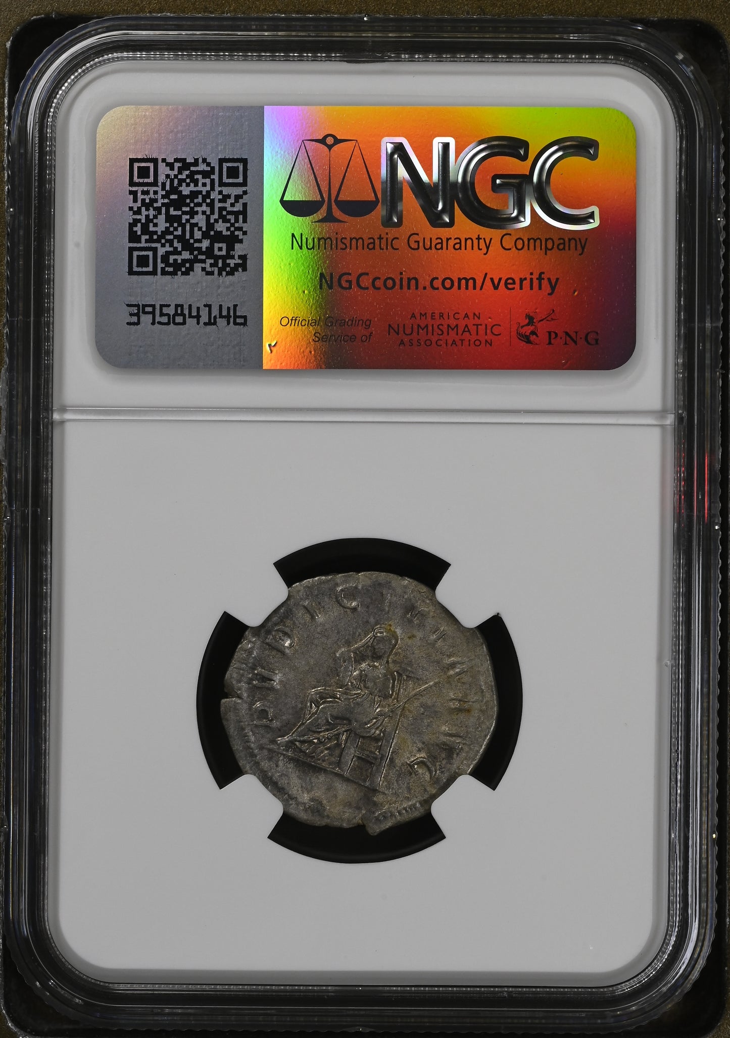 Roman Empire - Herennia Etruscilla - Silver Double-Denarius - NGC Ch VF - RIC:59b
