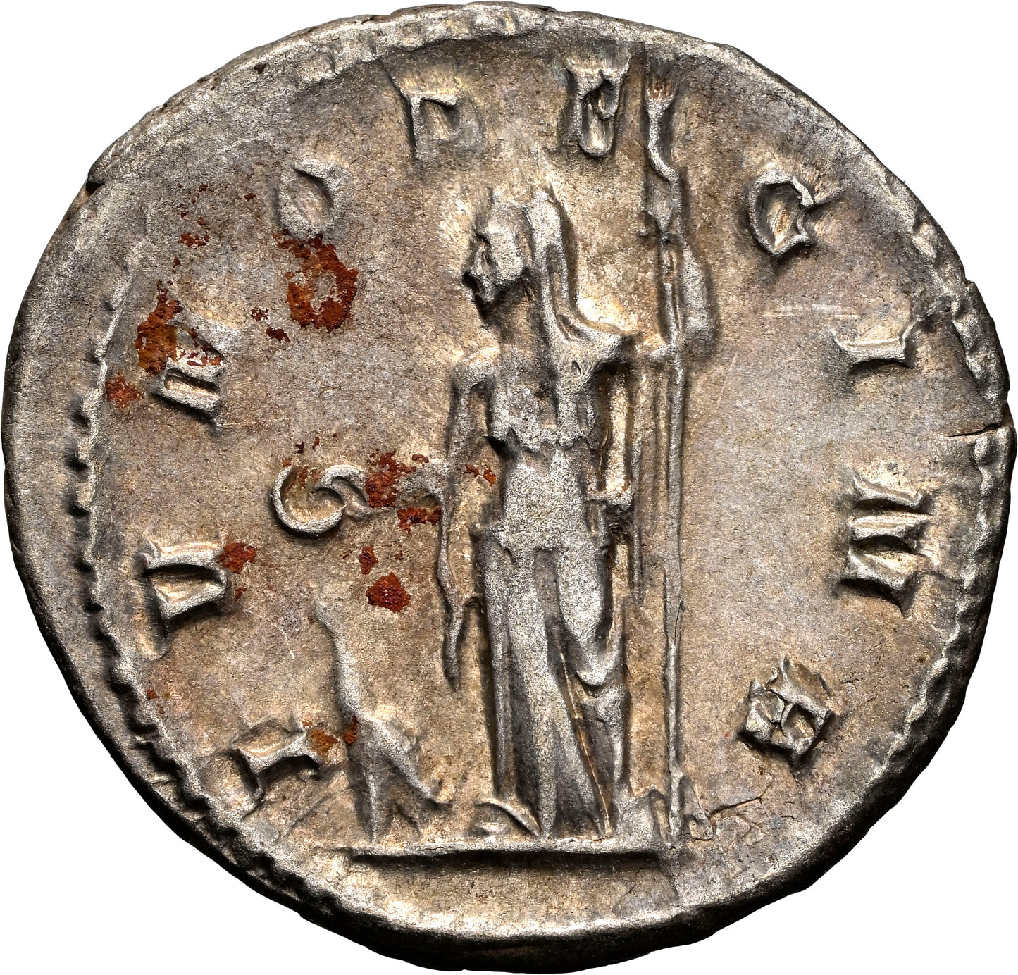 Roman Empire - Herennia Etruscilla - Silver Double-Denarius - NGC Ch VF - RIC:57