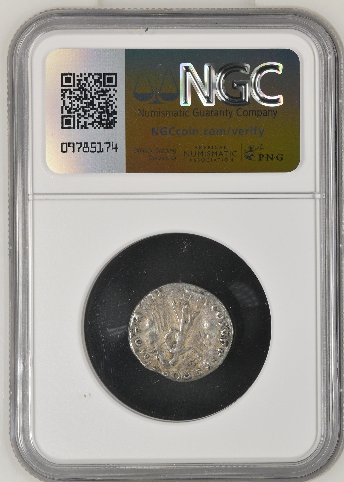 Roman Empire - Trajan - Plated Denarius - NGC Ch VF - RIC:131