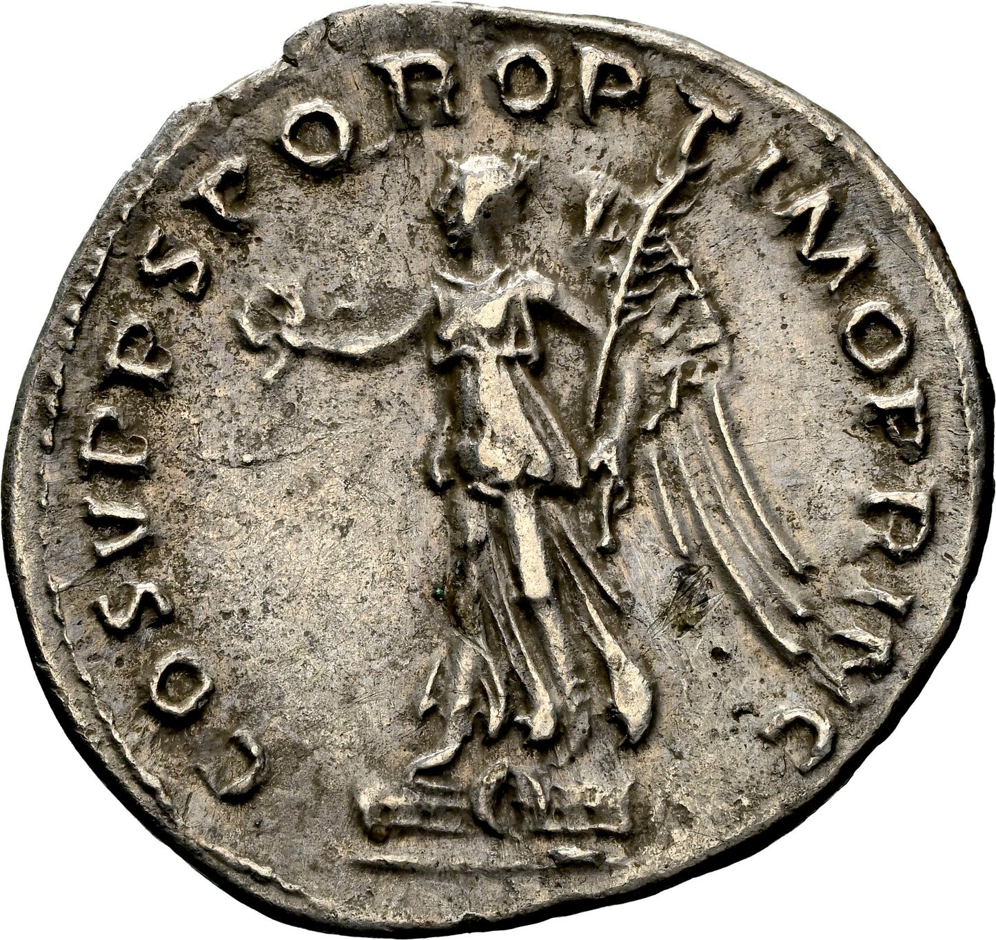 Roman Empire - Trajan - Silver Denarius - NGC XF - RIC:131