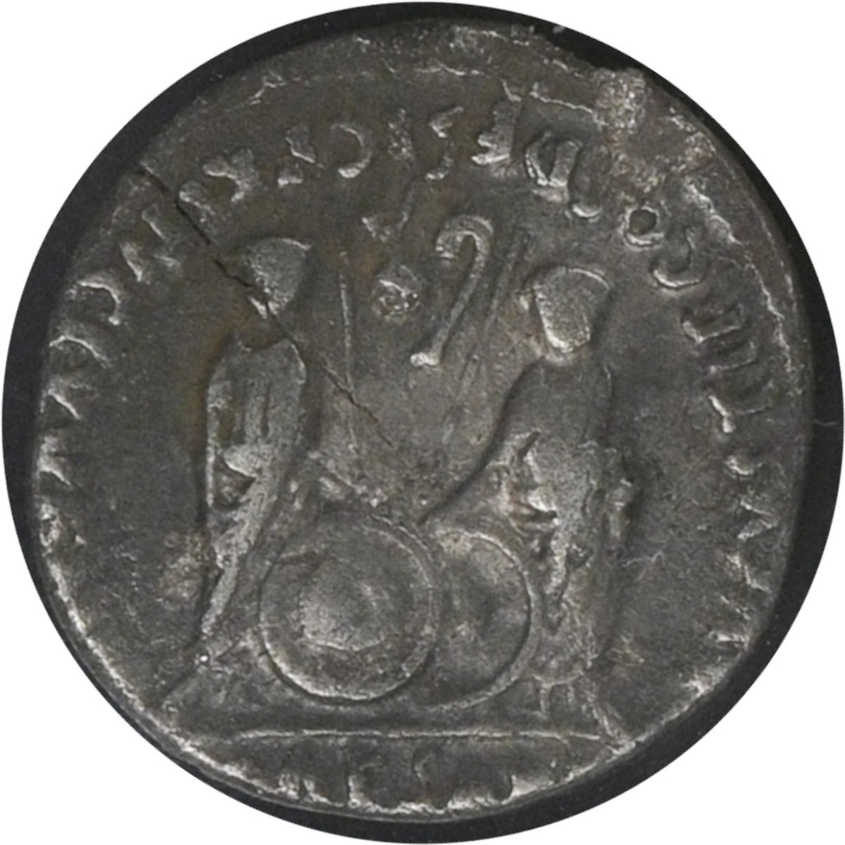 Roman Empire - Augustus - Silver Denarius - NGC F - RIC:207